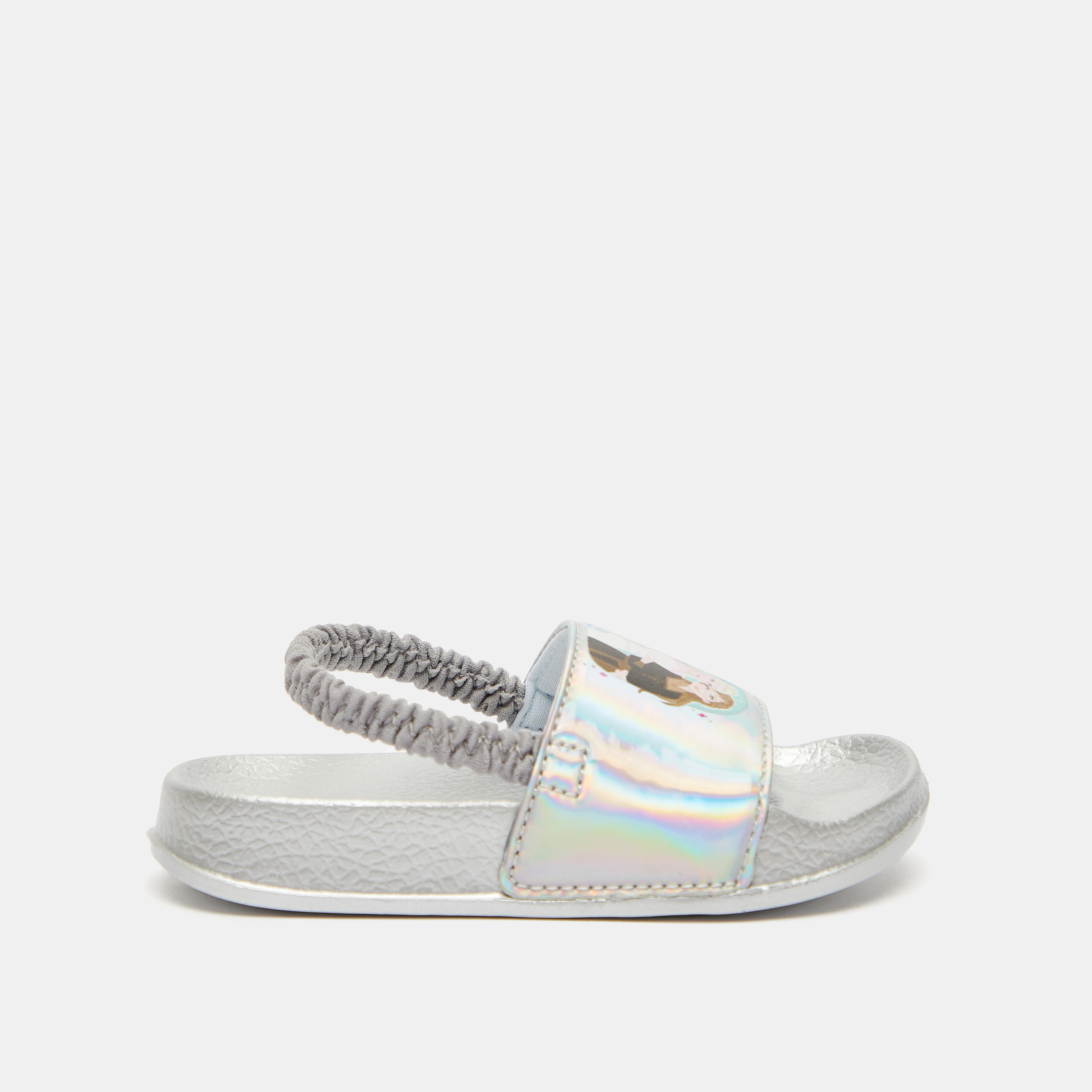 صندل بكعب سميك سهل الارتداء بطبعات فروزن من ديزني-baby-girls-shoes-sandals-image-2
