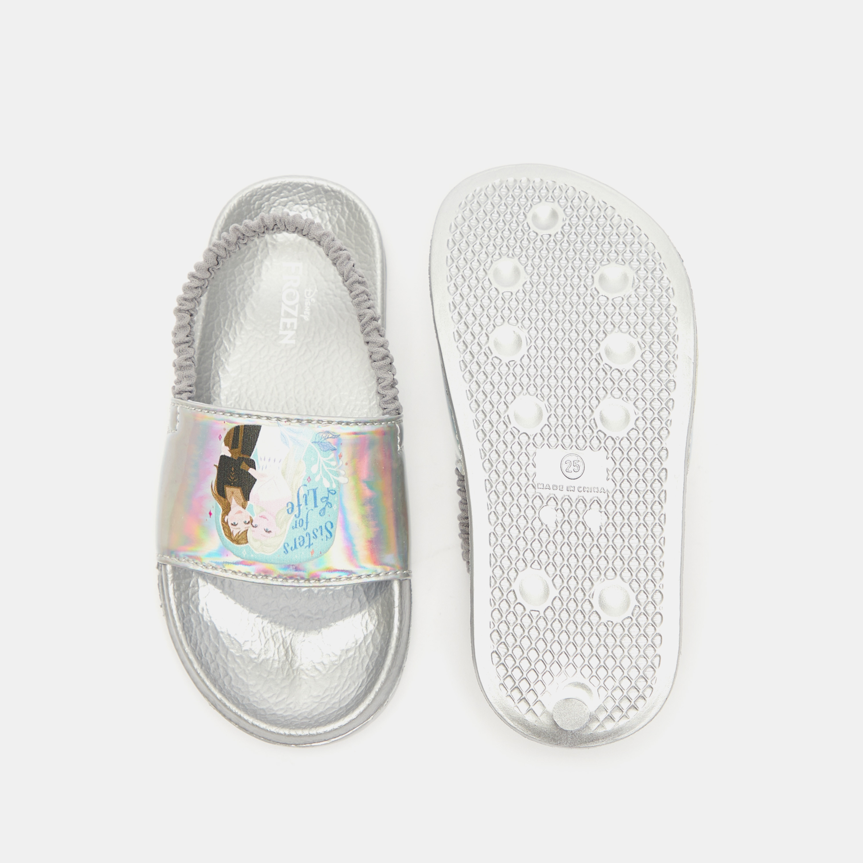 صندل بكعب سميك سهل الارتداء بطبعات فروزن من ديزني-baby-girls-shoes-sandals-image-6