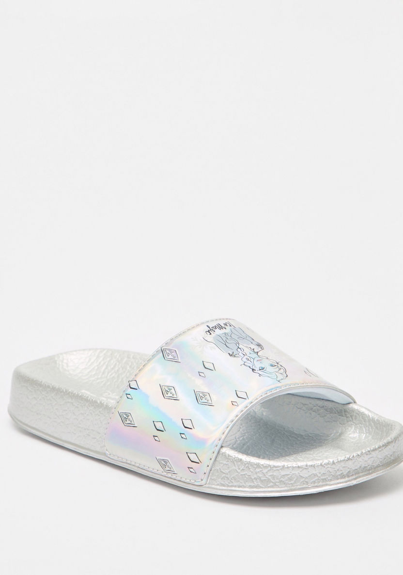 Disney Frozen Print Slide Slippers-Girl%27s Sandals-image-1