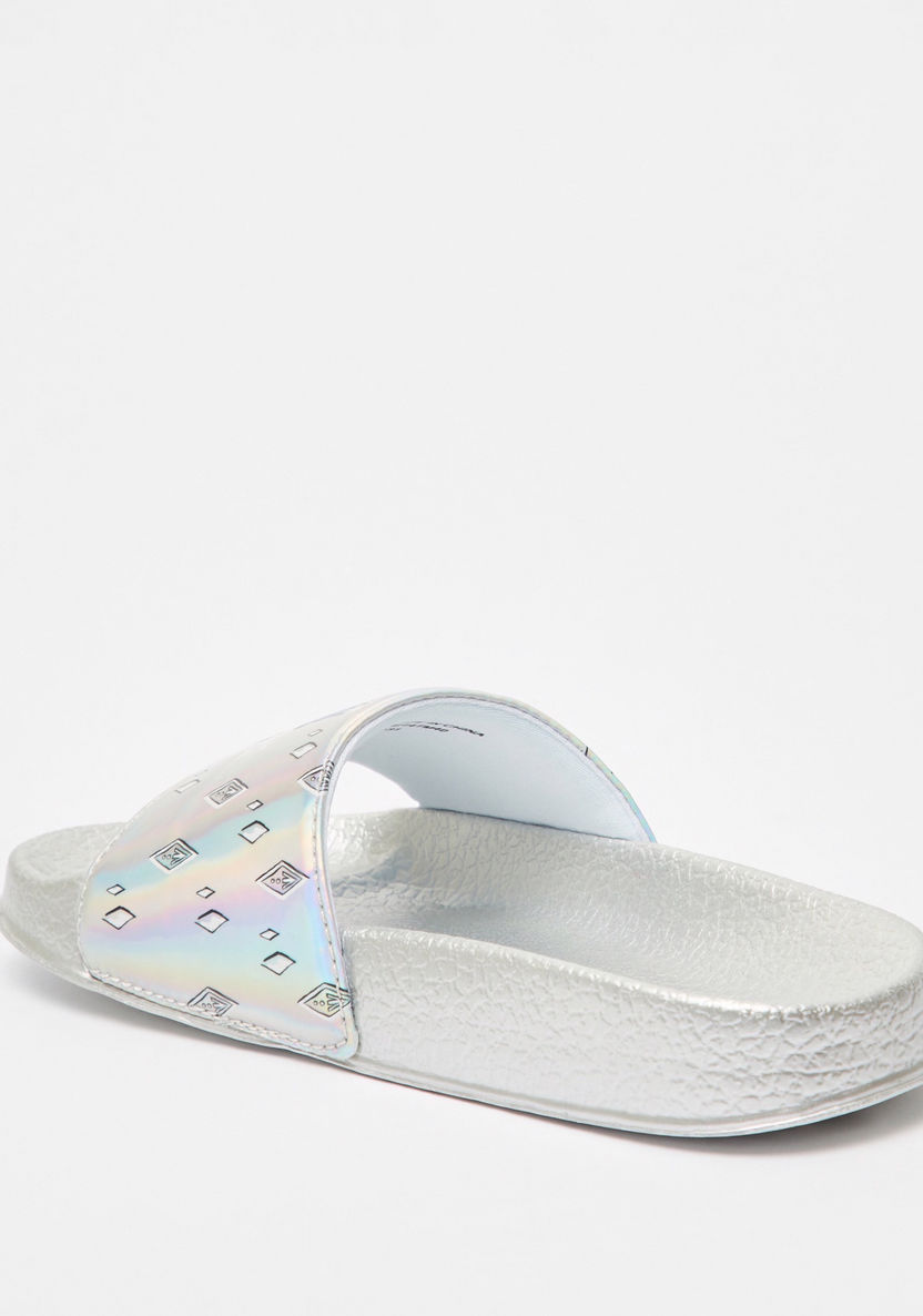 Disney Frozen Print Slide Slippers-Girl%27s Sandals-image-2