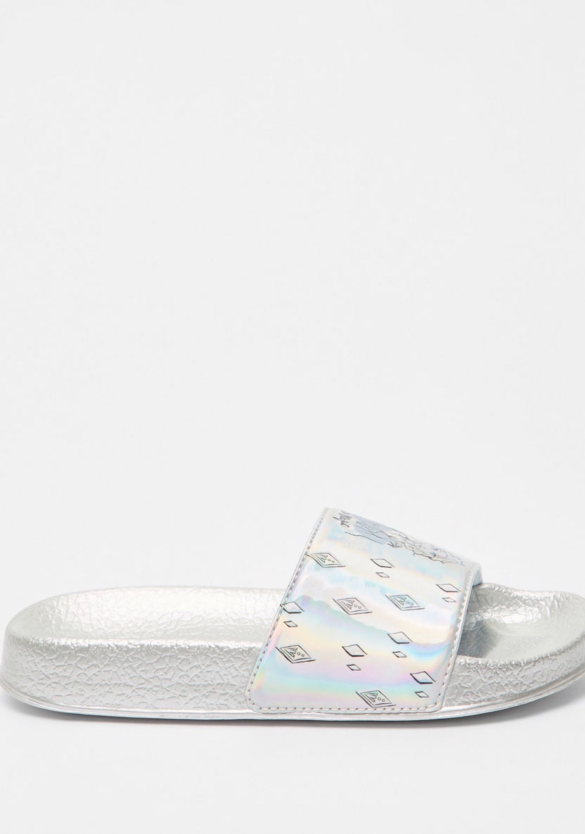 Disney Frozen Print Slide Slippers-Girl%27s Sandals-image-3
