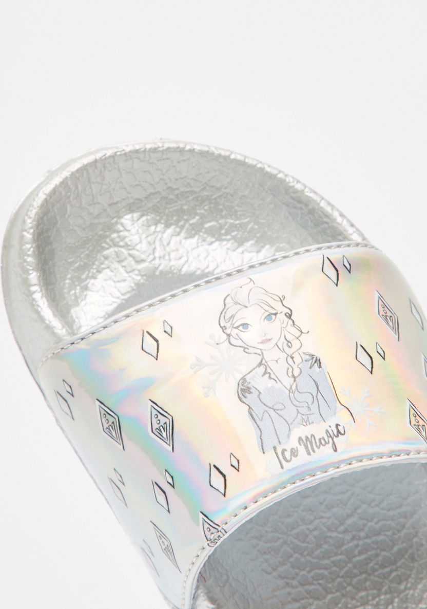 Disney Frozen Print Slide Slippers-Girl%27s Sandals-image-4