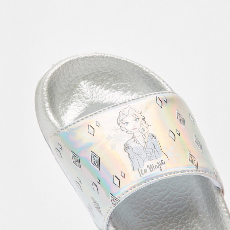 Disney Frozen Print Slide Slippers