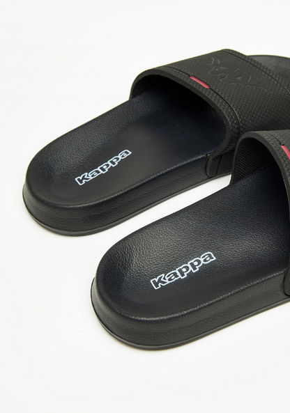 Kappa Girls' Textured Slip-On Slide Slippers-Girl%27s Flip Flops & Beach Slippers-image-2