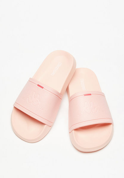 Kappa Girls' Textured Open Toe Slide Slippers-Boy%27s Flip Flops and Beach Slippers-image-1