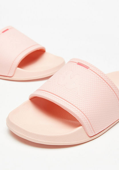 Kappa Girls' Textured Open Toe Slide Slippers-Boy%27s Flip Flops and Beach Slippers-image-3