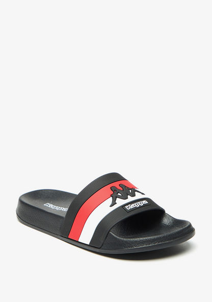 Kappa Boys' Embossed Slide Sandals-Boy%27s Flip Flops & Beach Slippers-image-1
