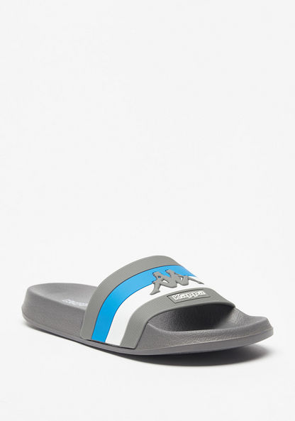 Kappa Boys' Embossed Slide Sandals