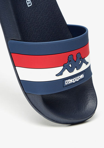 Kappa Boys' Embossed Slide Sandals