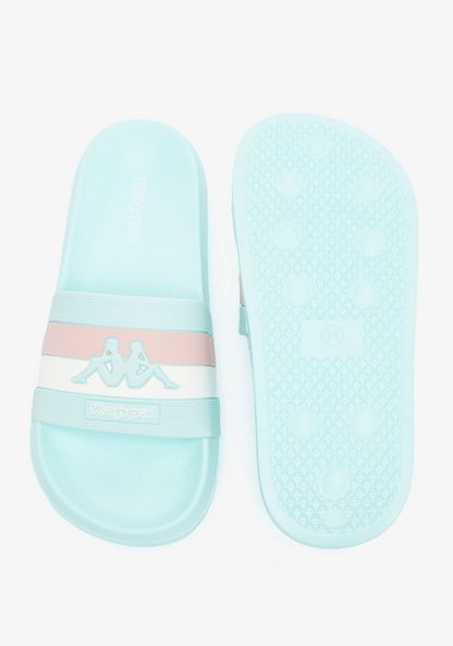 Kappa Girls' Logo Print Slide Slippers