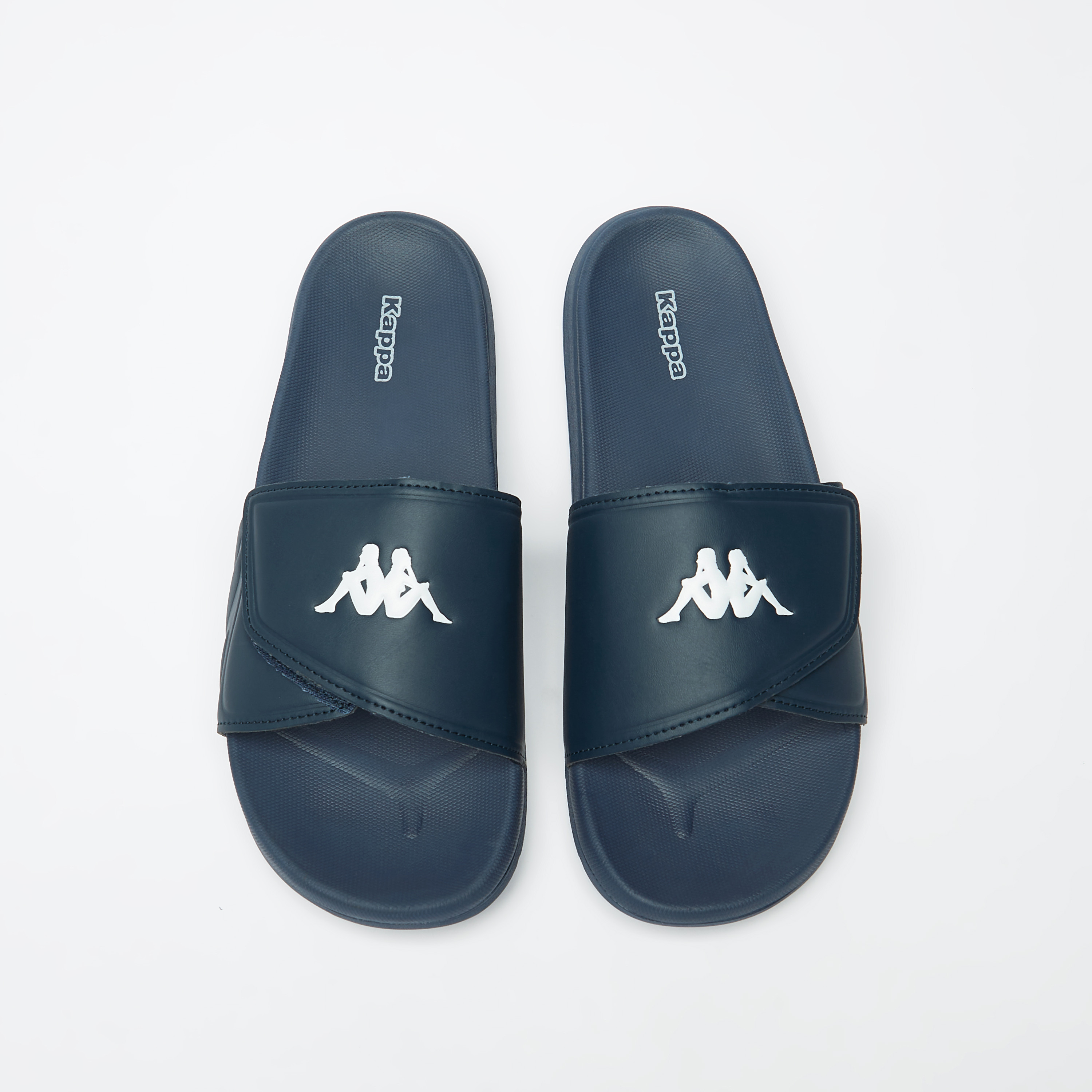 Shop Kappa Men s Embossed Slip On Slides Online Splash Saudi