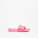 Kappa Women Logo Print Slip-On Slide Sandals-Women%27s Flat Sandals-thumbnail-2