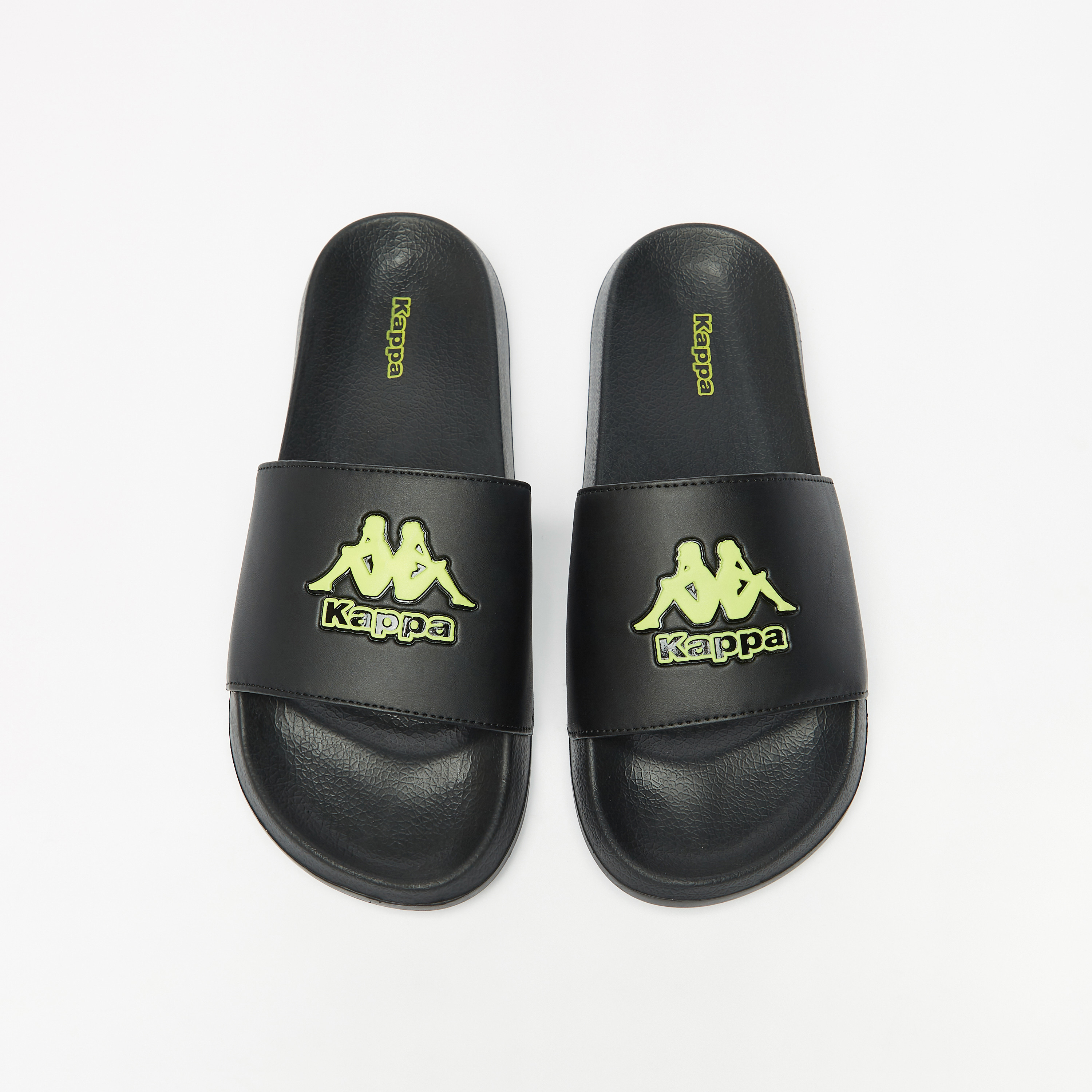 Kappa Men s Logo Embossed Slide Sandals