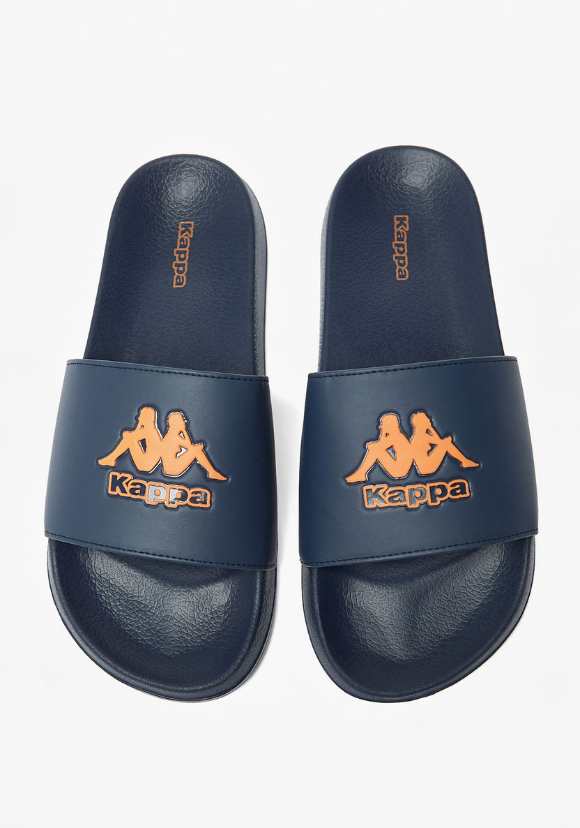 Kappa Men's Logo Embossed Slide Sandals-Men%27s Sandals-image-0