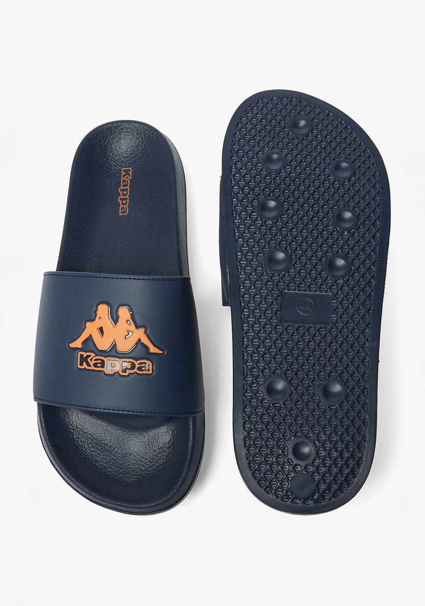 Kappa Men's Logo Embossed Slide Sandals-Men%27s Sandals-image-4