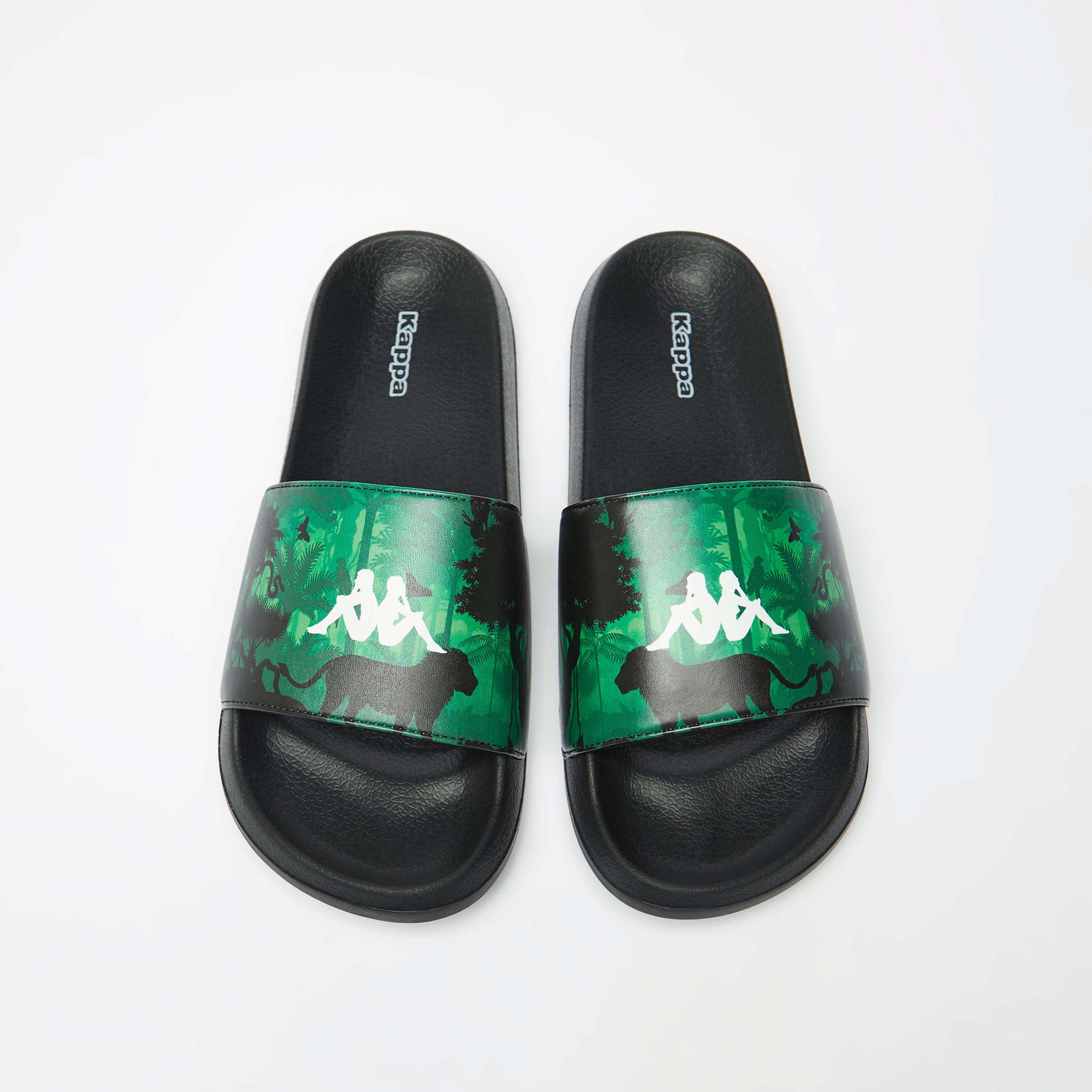 Shop Kappa Men s Graphic Print Slip On Slides Online Splash Saudi