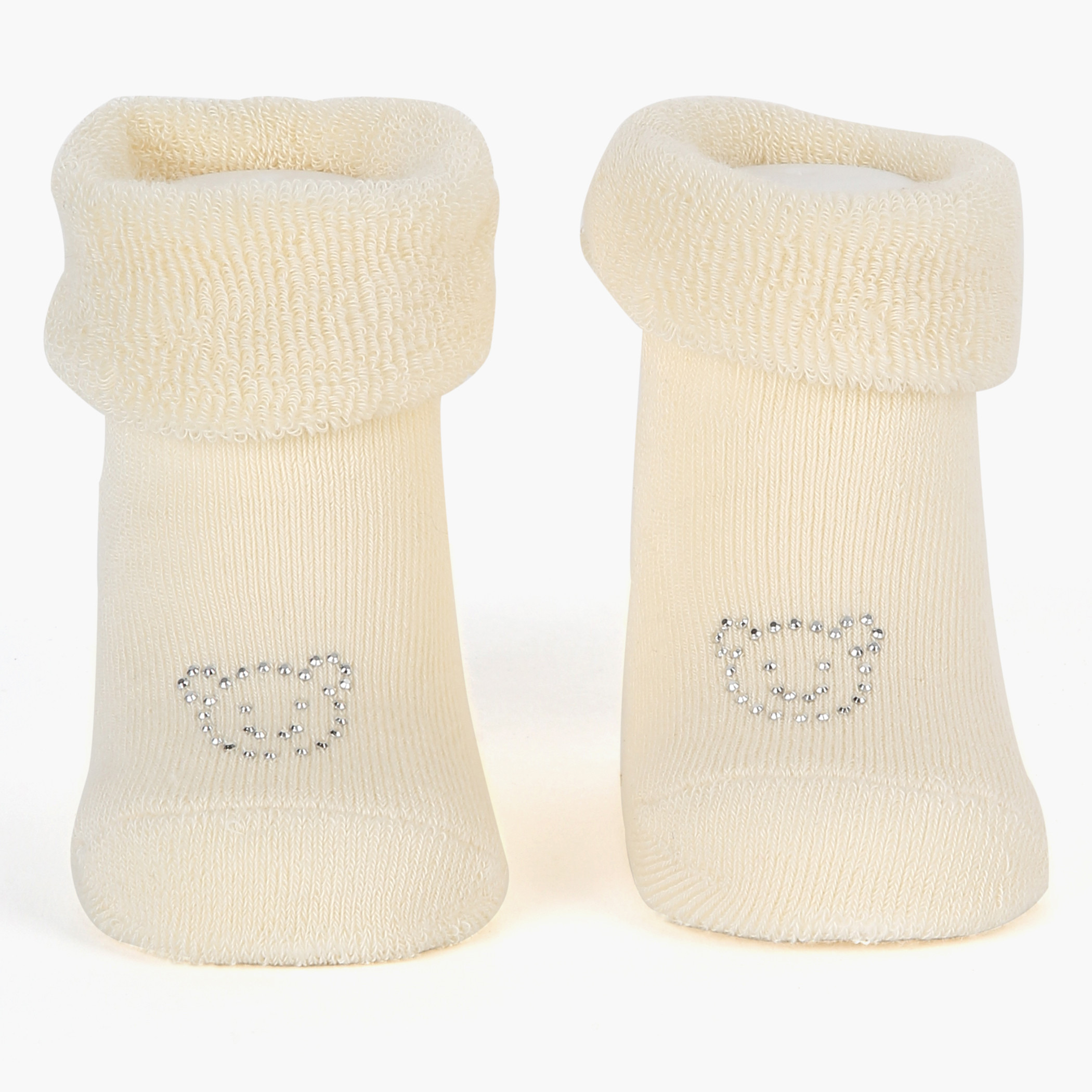 حذاء طويل بتصميم بارز الملمس من جيجلز-baby-boys-shoes-booties-image-1