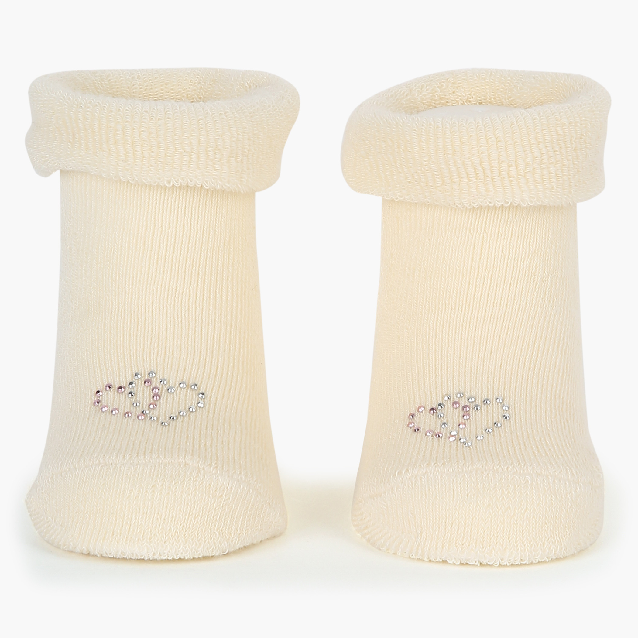 حذاء طويل مزين برقبة عالية من جيجلز-baby-girls-shoes-booties-image-1