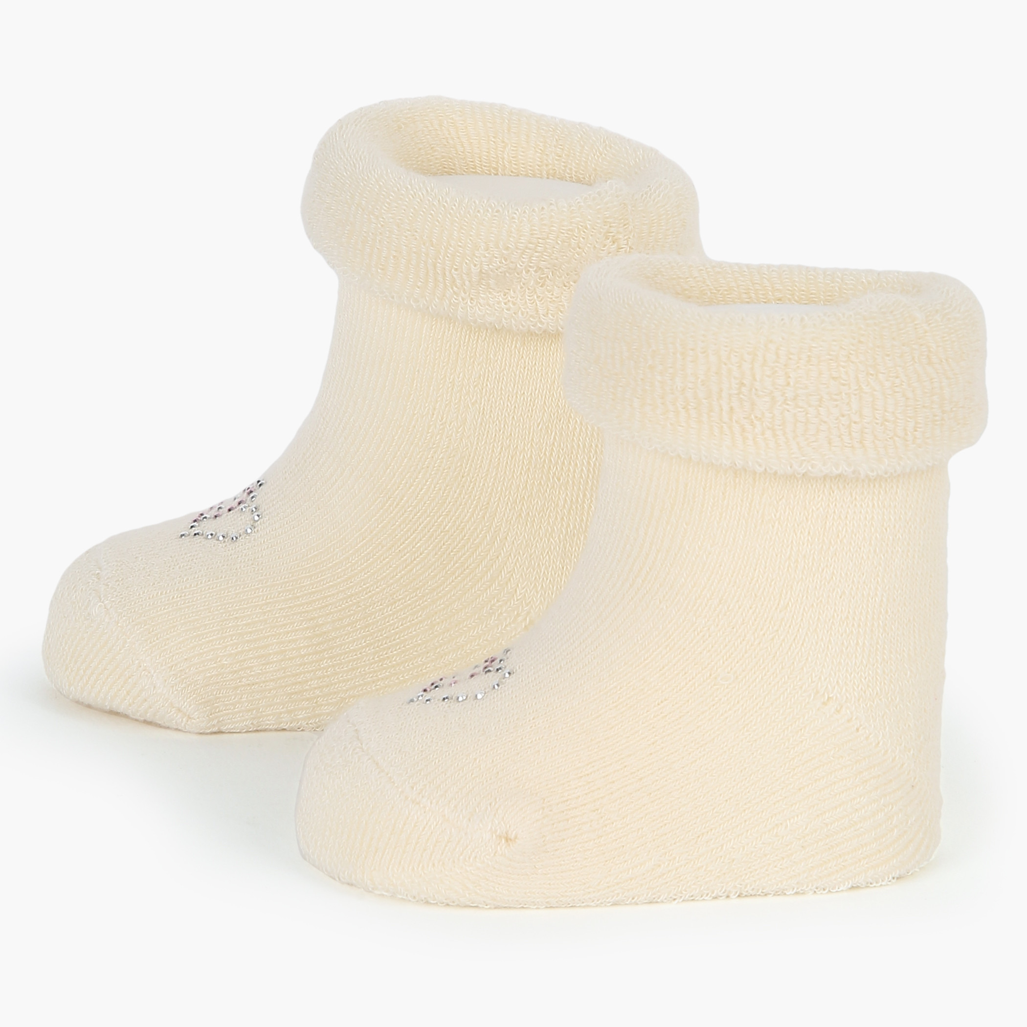 حذاء طويل مزين برقبة عالية من جيجلز-baby-girls-shoes-booties-image-2