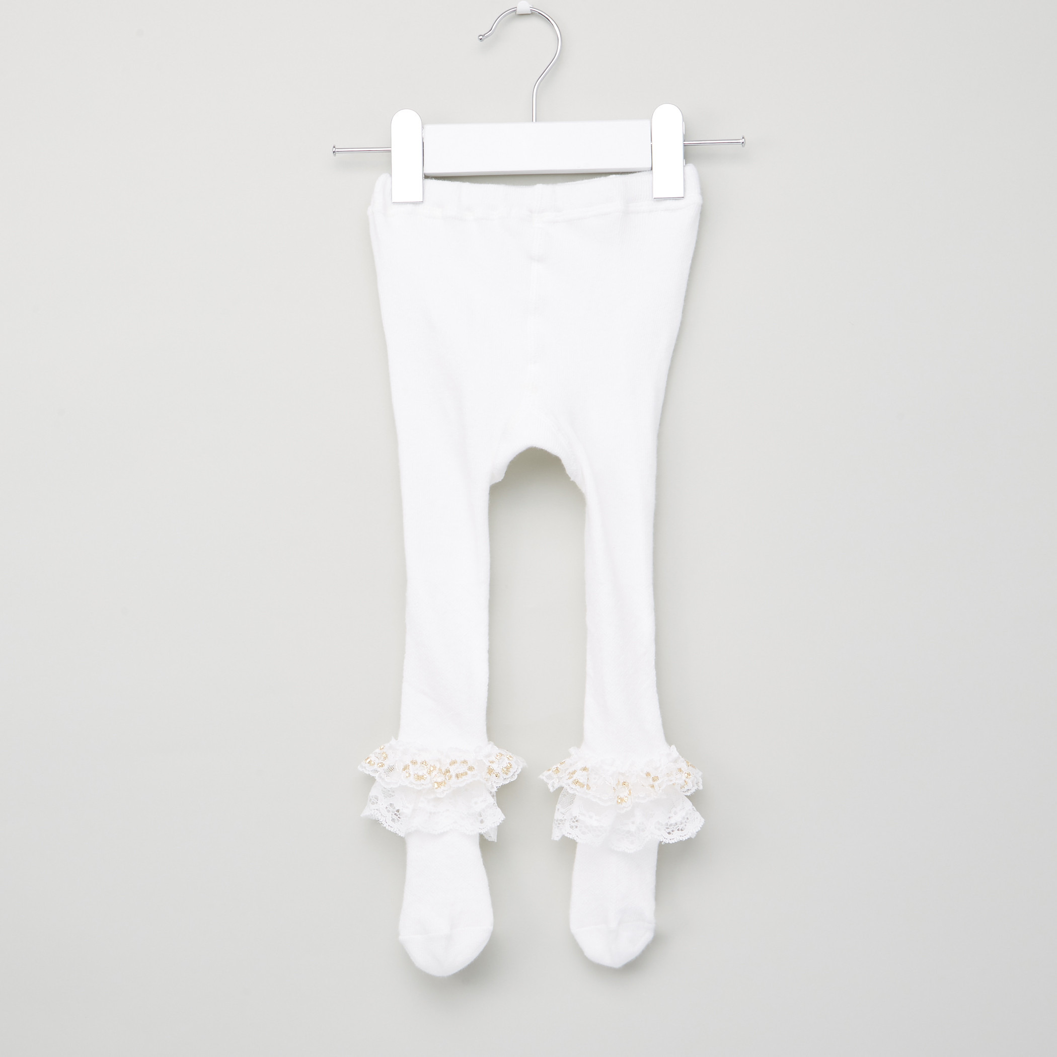 Buy Giggles Full Length Lace Detail Tights Online Mothercare Bahrain