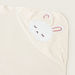 Juniors Bunny Embroidered Receiving Blanket - 80x80 cms-Blankets and Throws-thumbnail-1