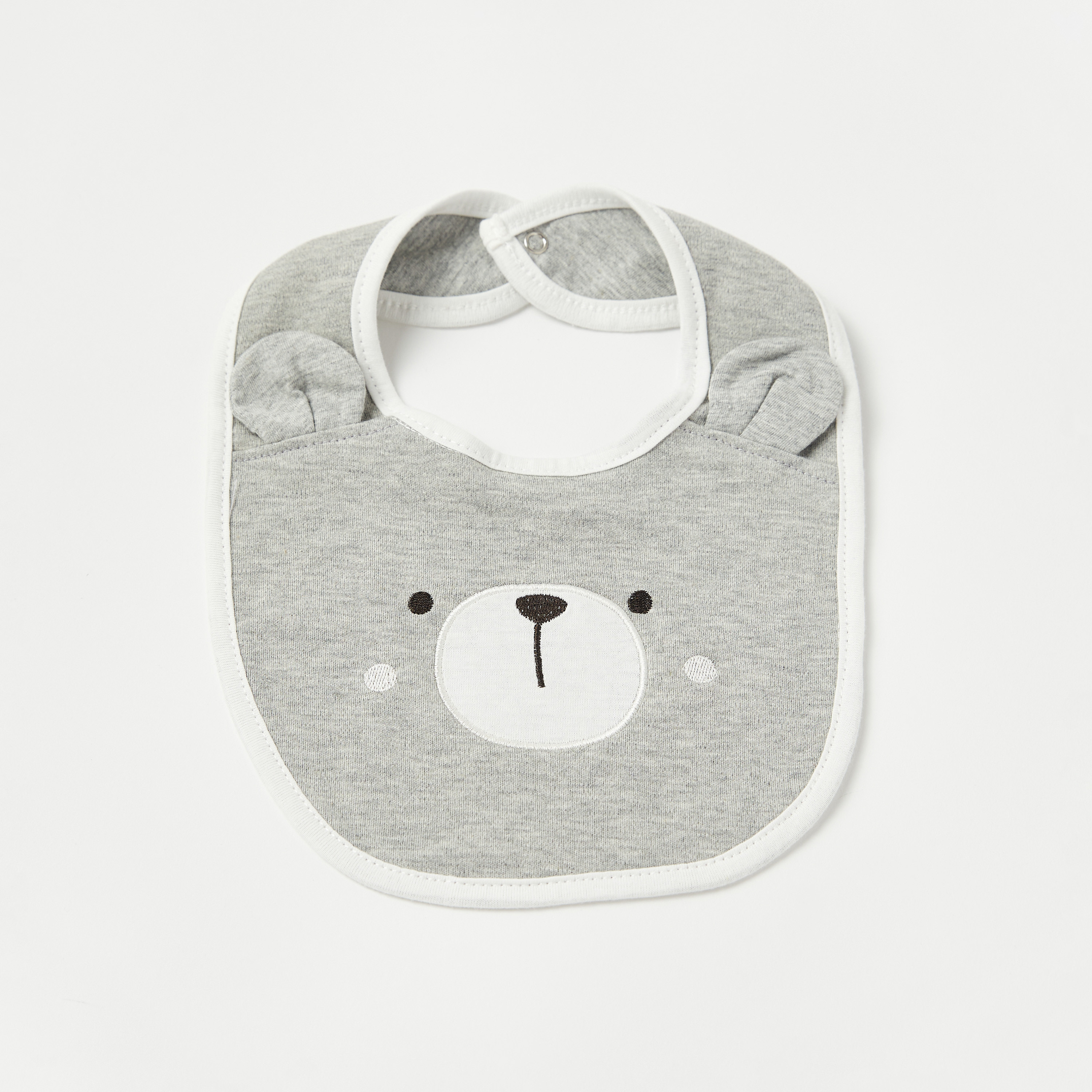 Bibs with button closure discount