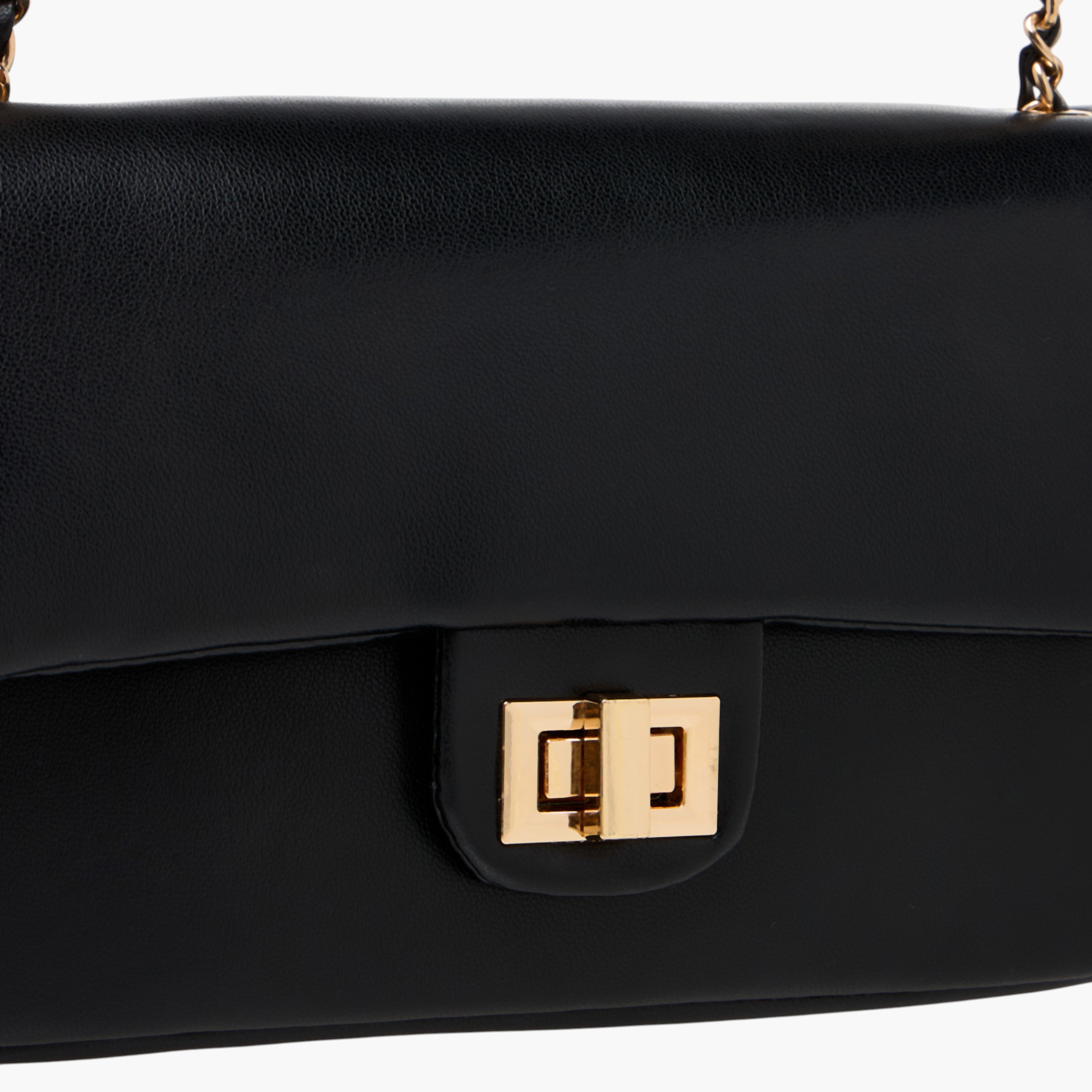 Flora Bella Solid Crossbody Bag with Twist Lock Closure-women-bagsandwallets-handbags-image-5