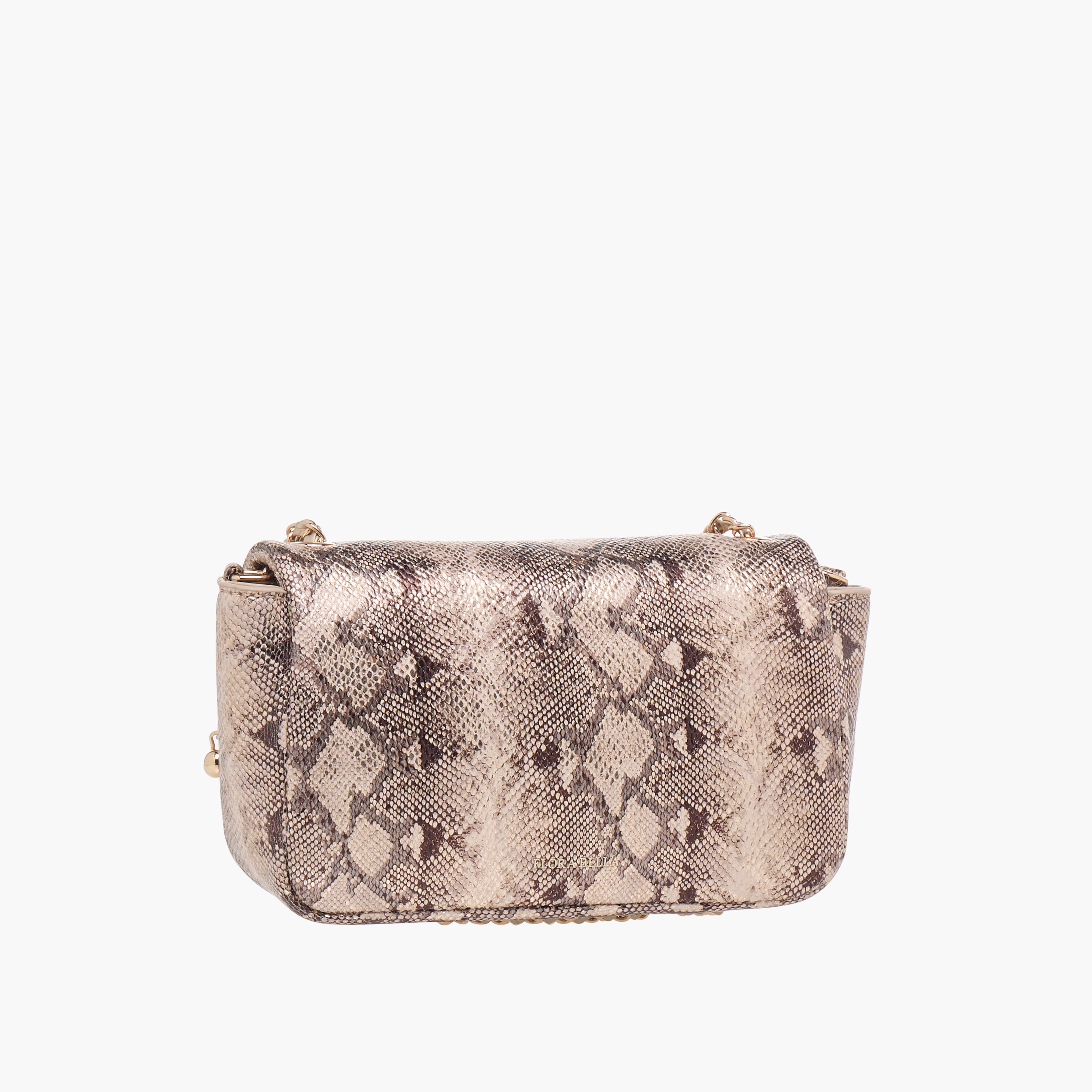 شنطة كروس بودي بحزام سلسلة وقفل إغلاق وطبعات حيوانات من فلورا بيلا-women-bagsandwallets-handbags-image-3