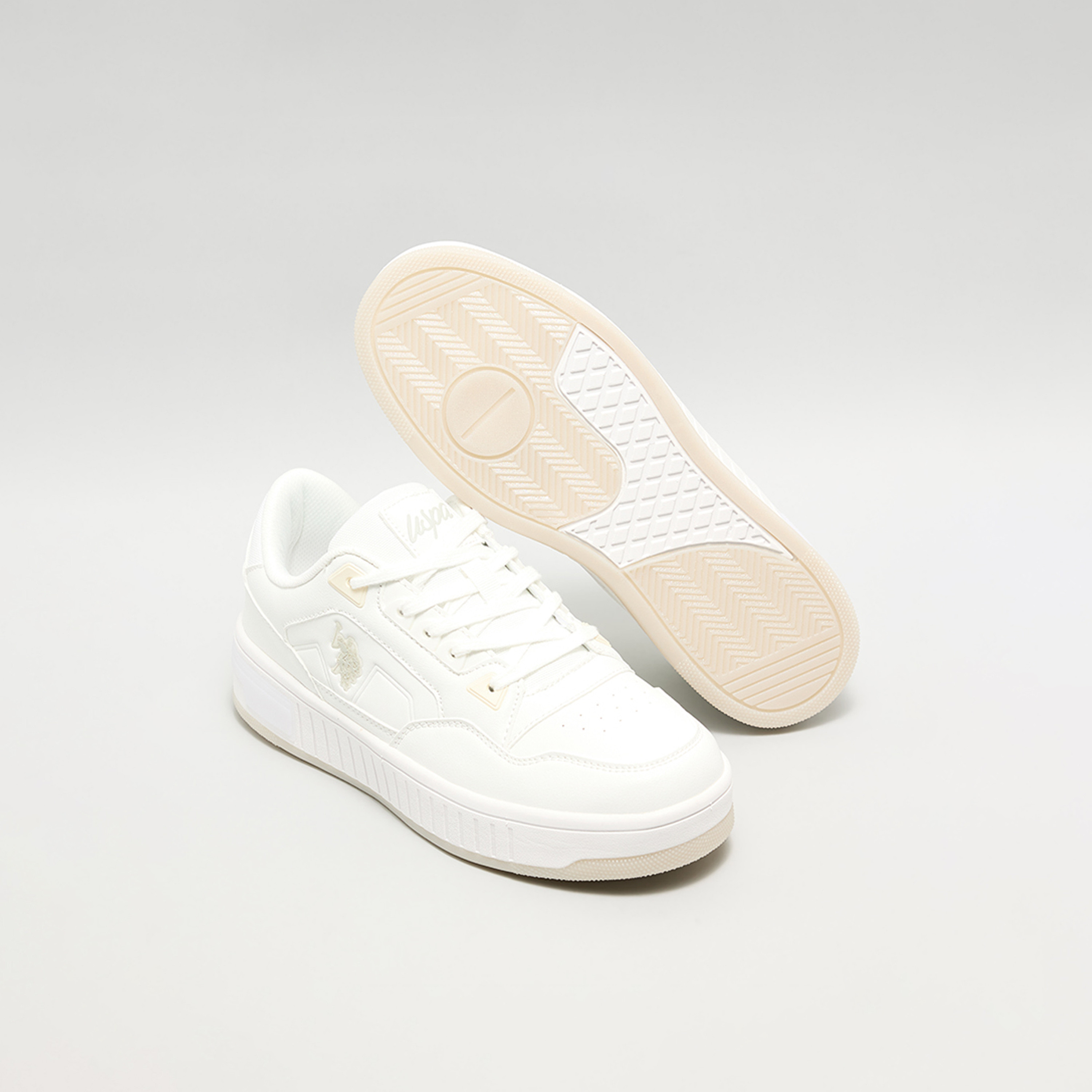 Us Polo Women's Lace-Up Cypher Flatform Low Ankle Sneakers | CYPHER-WMN-women-shoes-sneakers-image-4