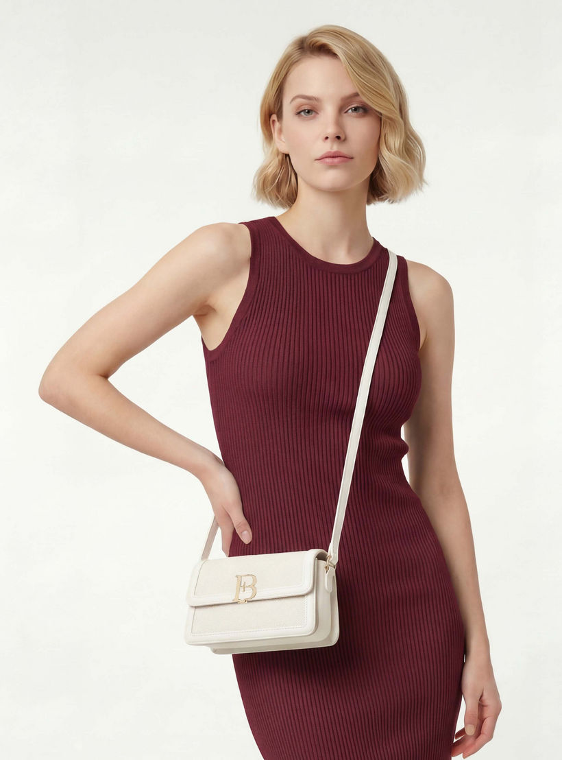 شنطة كروس بودي بارزة الملمس وحزام كتف قابل للتعديل من فلورا بيلا-women-bagsandwallets-handbags-image-2