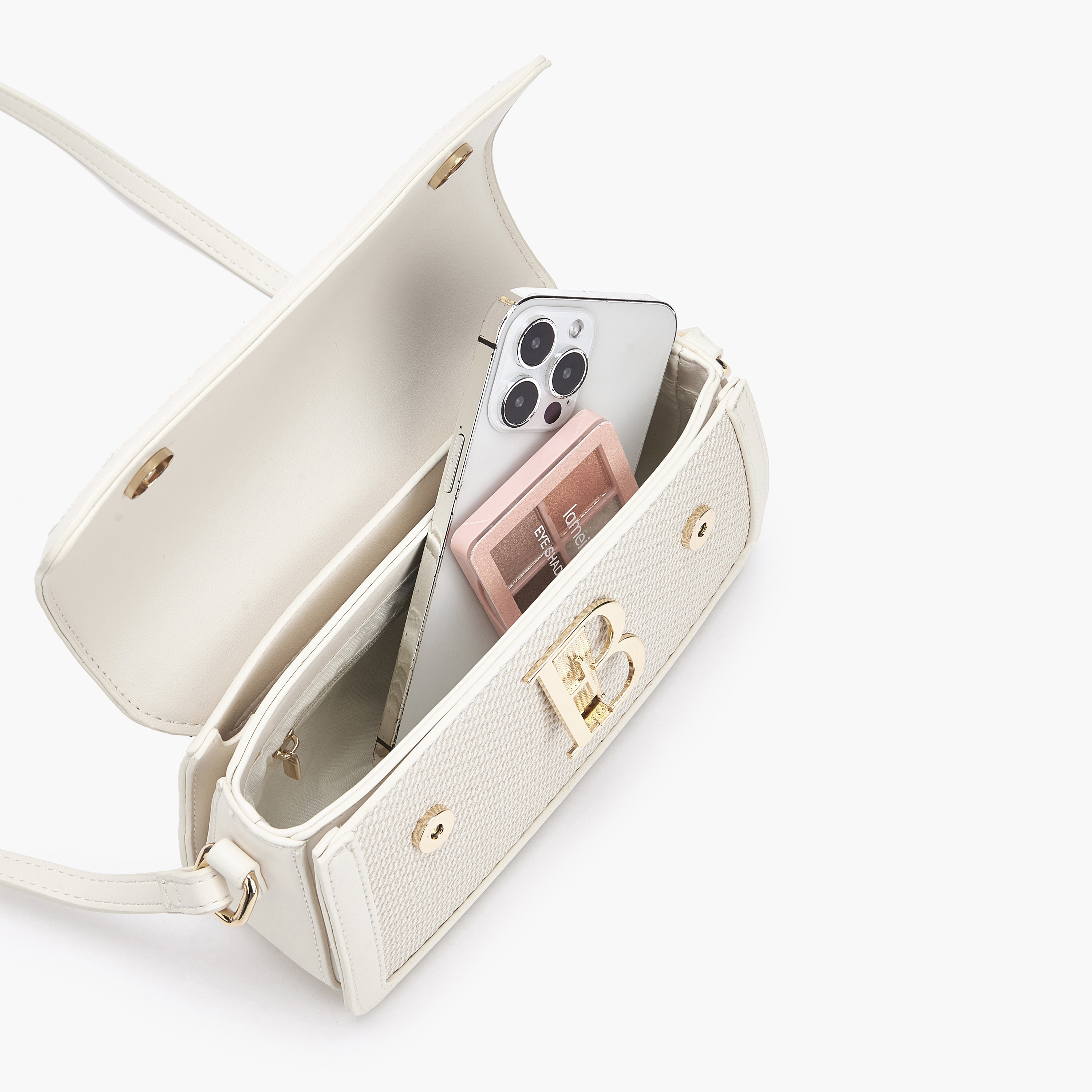 شنطة كروس بودي بارزة الملمس وحزام كتف قابل للتعديل من فلورا بيلا-women-bagsandwallets-handbags-image-8