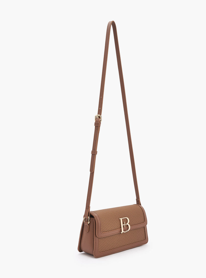 شنطة كروس بودي بارزة الملمس وحزام كتف قابل للتعديل من فلورا بيلا-women-bagsandwallets-handbags-image-3