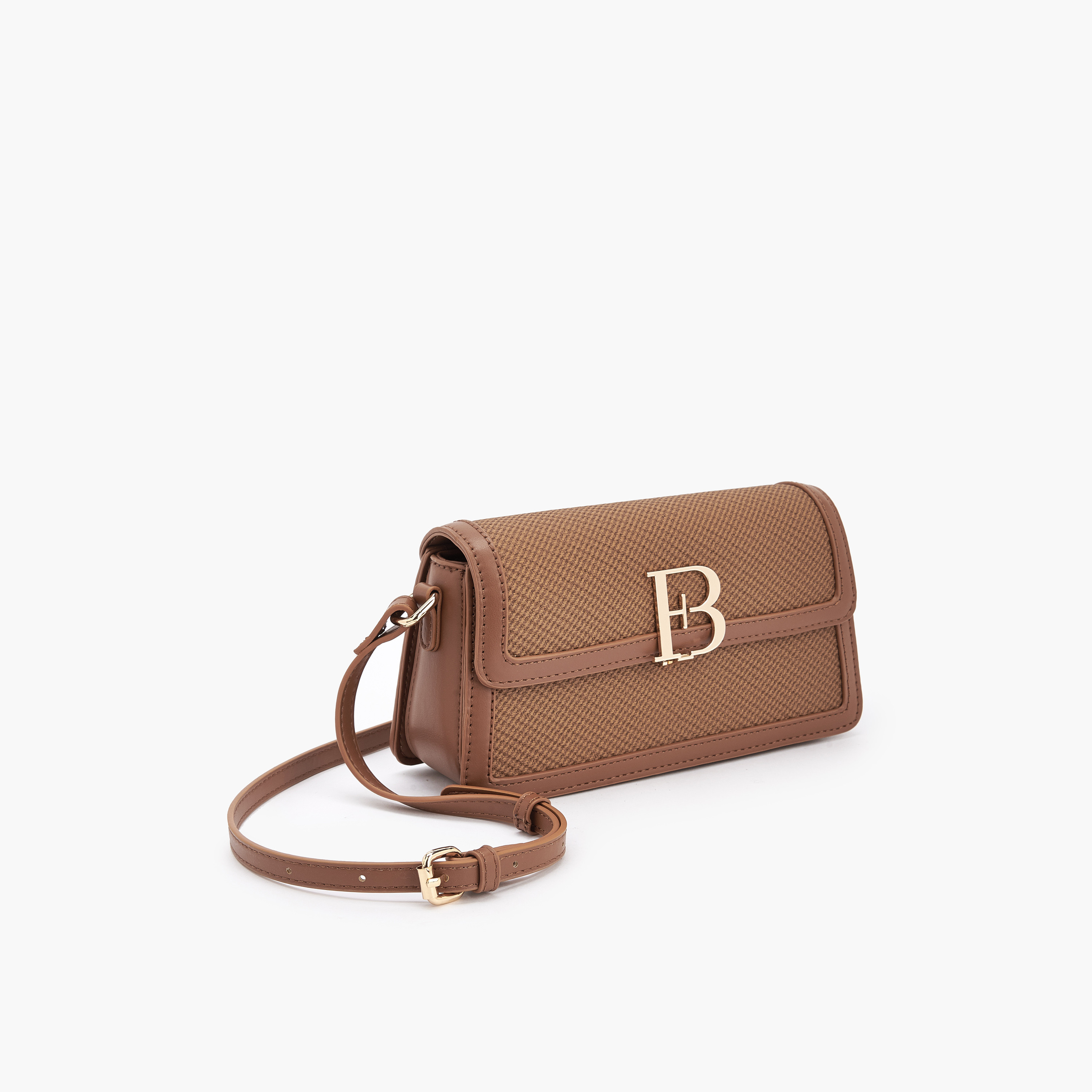 شنطة كروس بودي بارزة الملمس وحزام كتف قابل للتعديل من فلورا بيلا-women-bagsandwallets-handbags-image-4