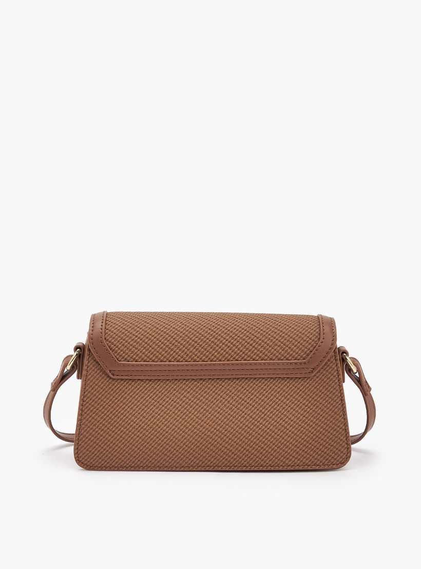 شنطة كروس بودي بارزة الملمس وحزام كتف قابل للتعديل من فلورا بيلا-women-bagsandwallets-handbags-image-5