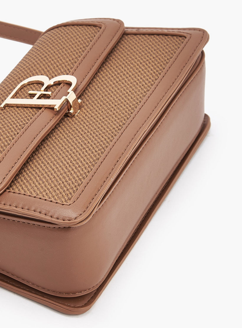شنطة كروس بودي بارزة الملمس وحزام كتف قابل للتعديل من فلورا بيلا-women-bagsandwallets-handbags-image-7
