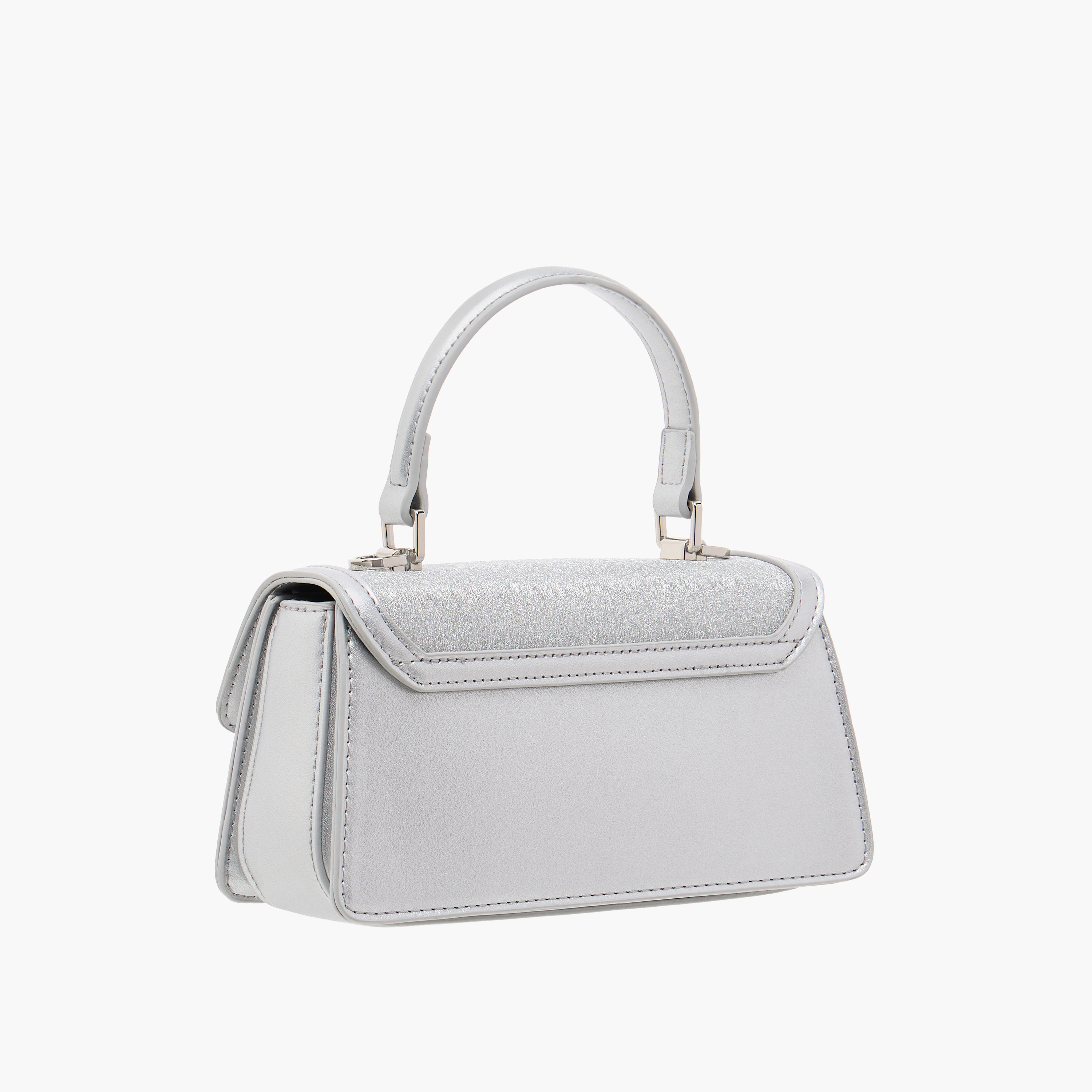 Flora Bella Panelled Satchel Bag with Detachable Strap and Button Closure-women-bagsandwallets-handbags-image-3