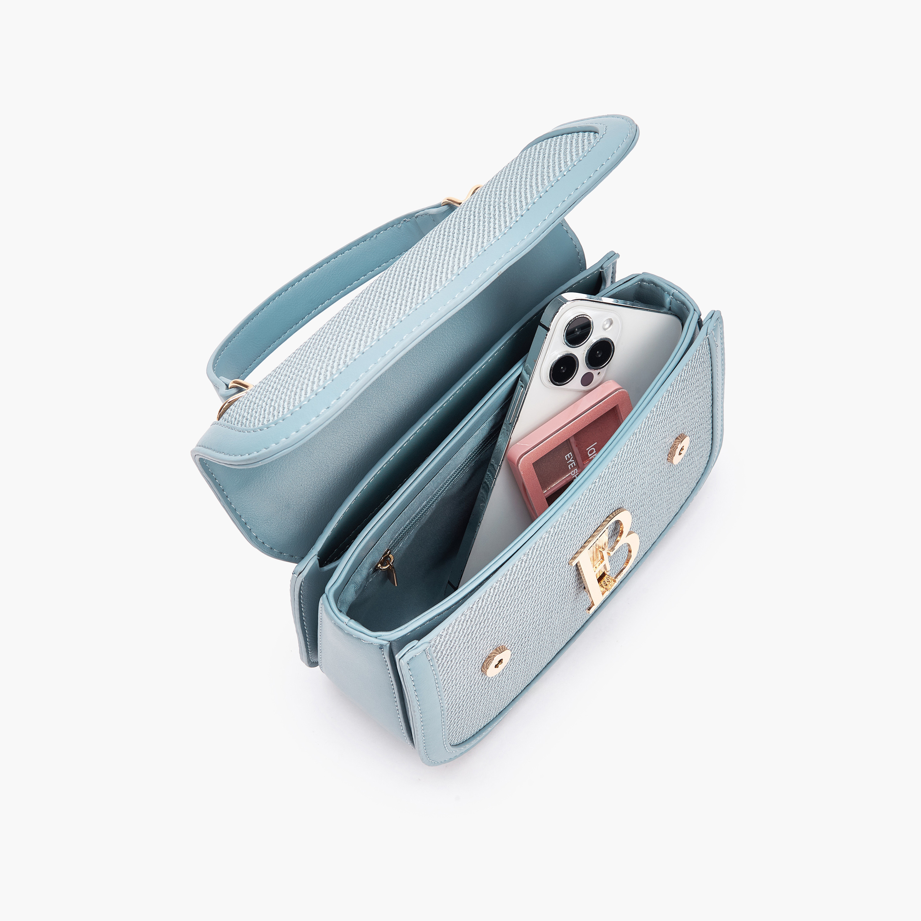Flora Bella Logo Detail Crossbody Bag with Chain Strap-women-bagsandwallets-handbags-image-8