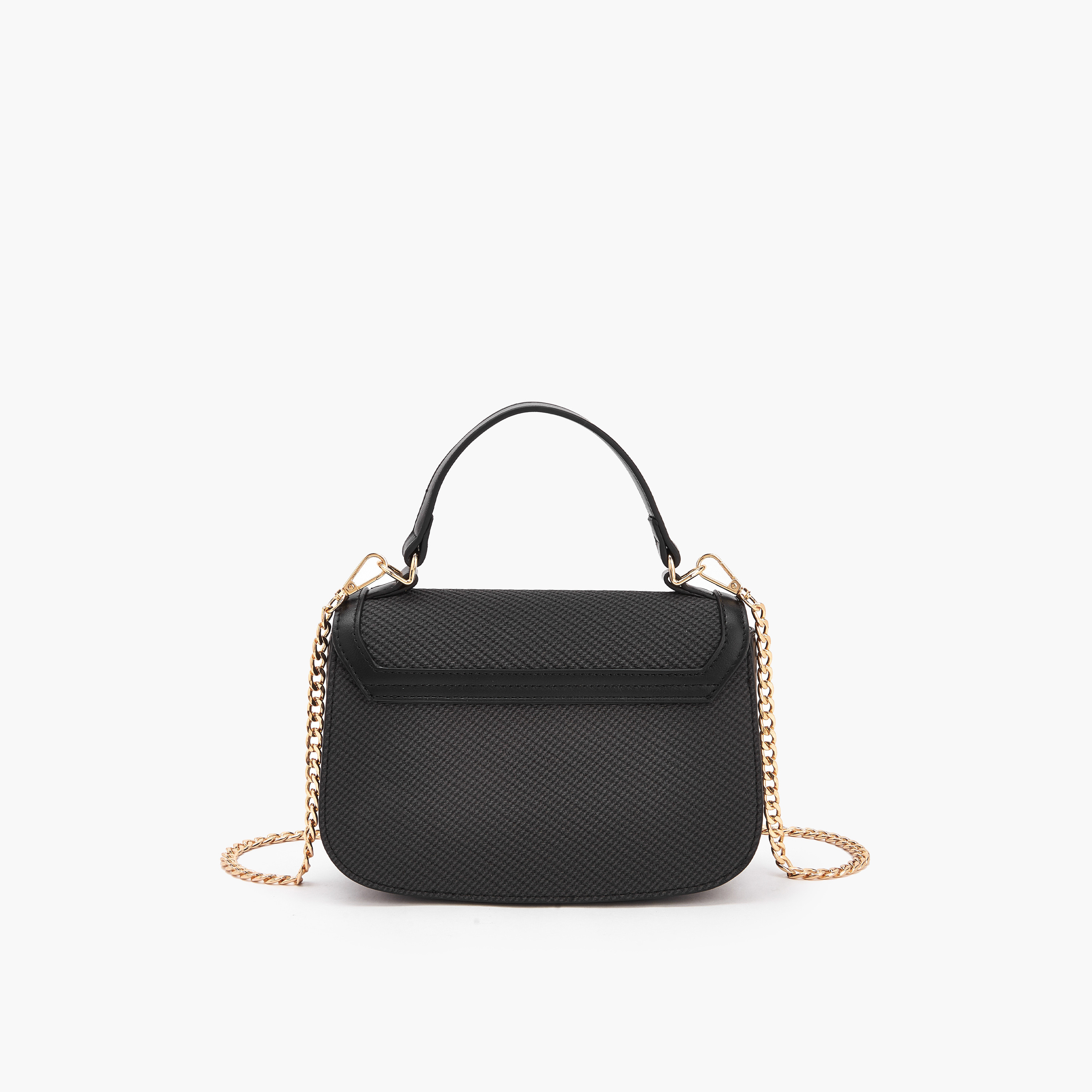 شنطة كروس بودي بتفاصيل شعار مع حزام سلسلة من فلورا بيلا-women-bagsandwallets-handbags-image-5