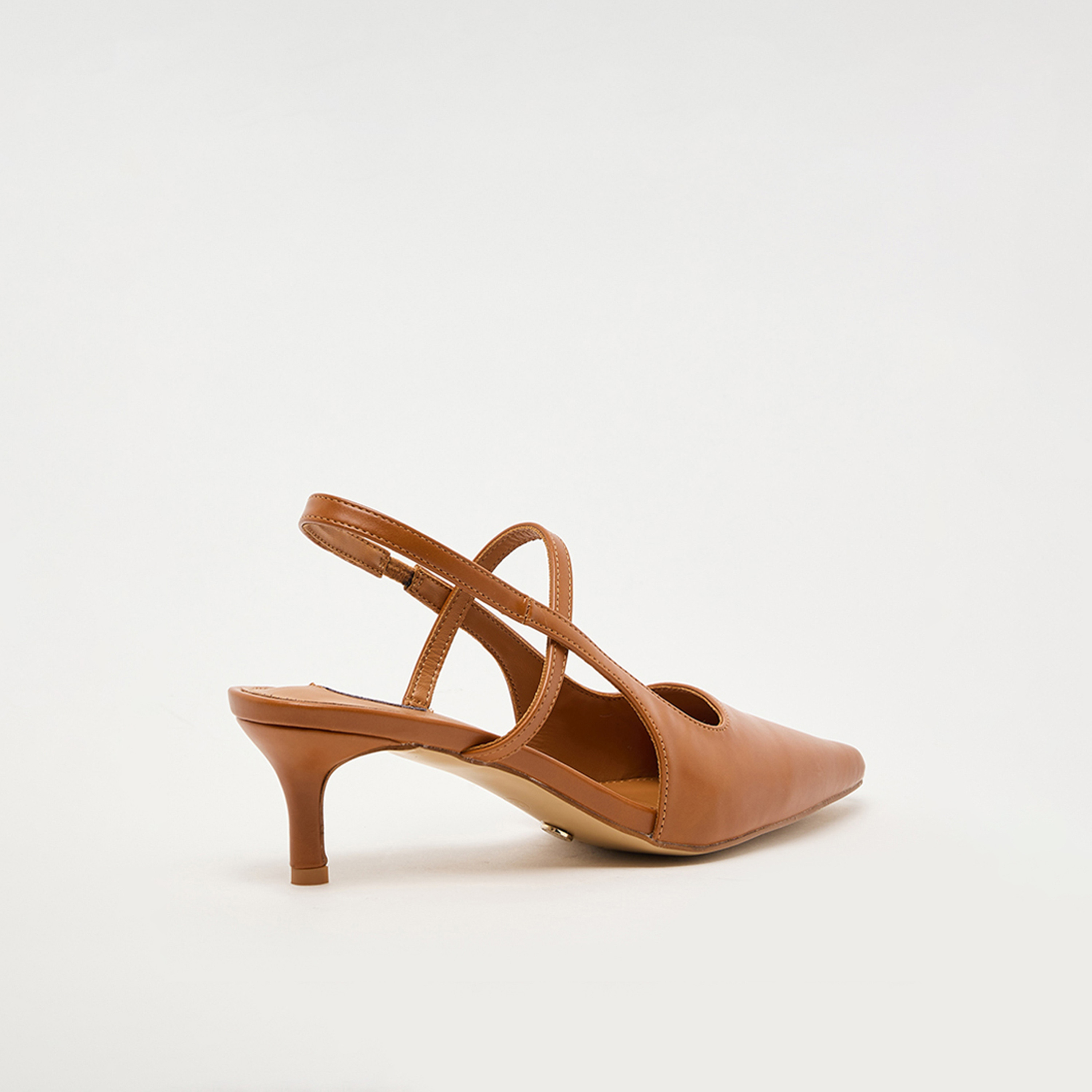 ناين ويست -  حذاء نسائي بكعب قصير مطاطي | D-LUCY-women-shoes-heels-image-3