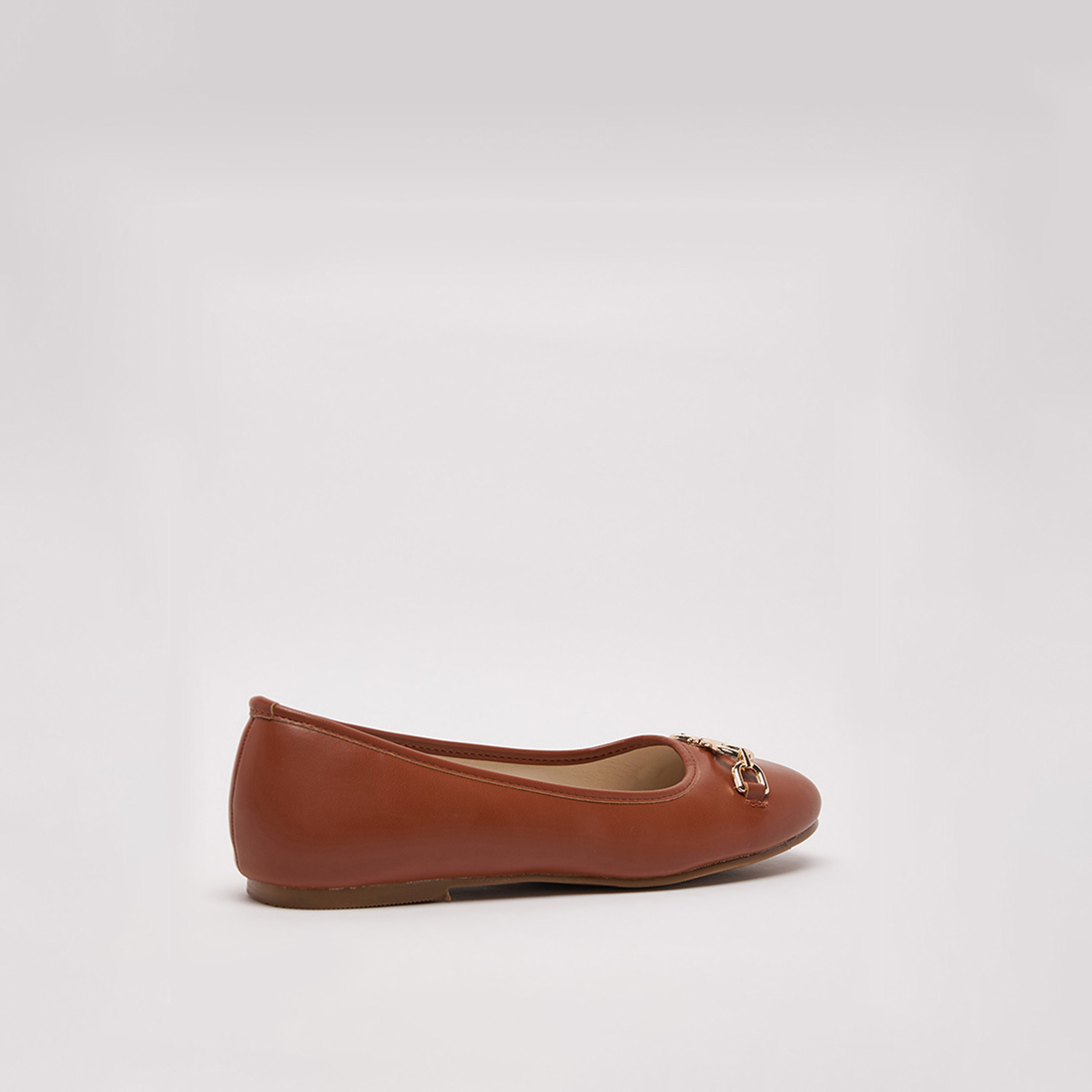 ناين ويست - حذاء باليرينا مسطح سهل الارتداء بمقدمة مستديرة للنساء | D-TRIM-women-shoes-flats-ballerinas-image-8