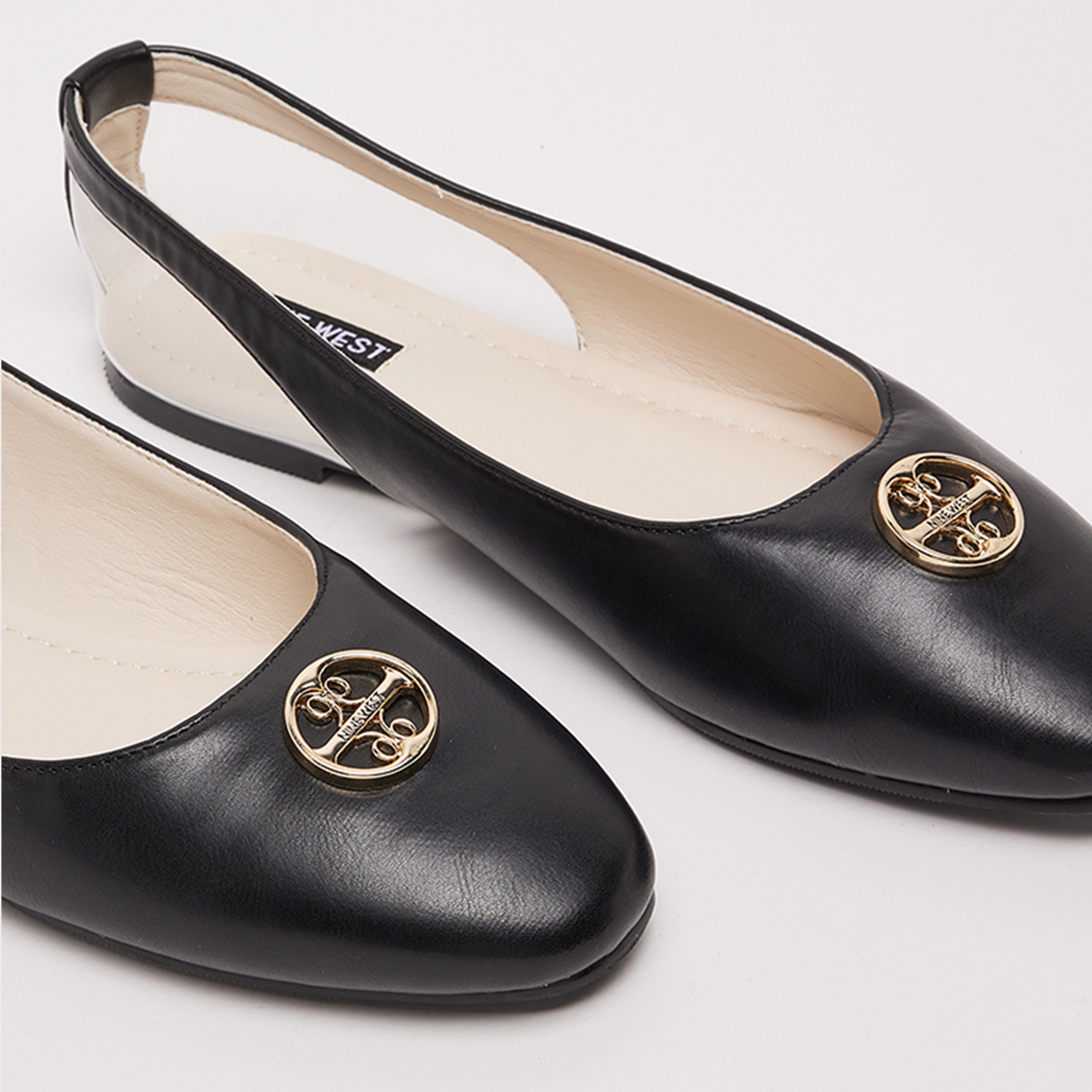 ناين ويست - حذاء باليرينا مسطح سهل الارتداء بمقدمة مستديرة للنساء | D-WEB-women-shoes-flats-ballerinas-image-2