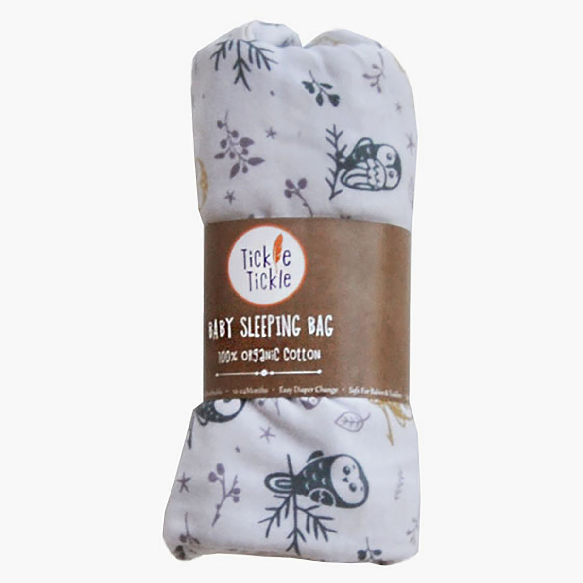 شنطة نوم من القطن العضوي بطبعات دريمي أوليت من تيكل تيكل-baby-nursery-blanketsandswaddles-swaddlesandsleepingbags-image-4