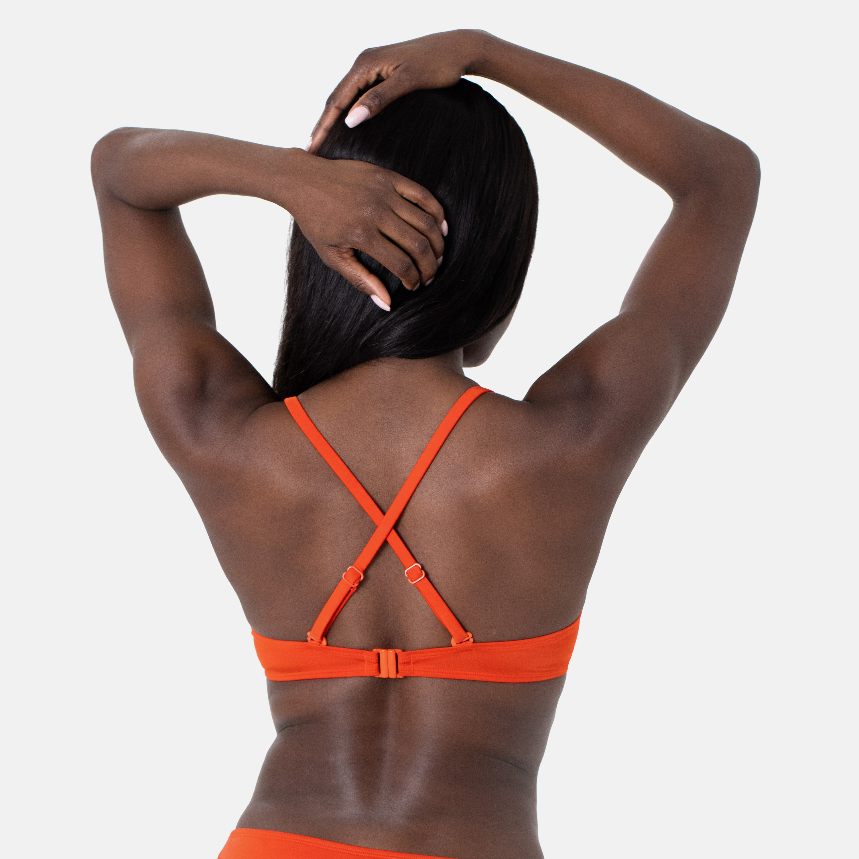 Dorina Orange Plain Light Padded Hidden Wire Bikini Top-women-clothing-swimandbeach-bikinis-image-3