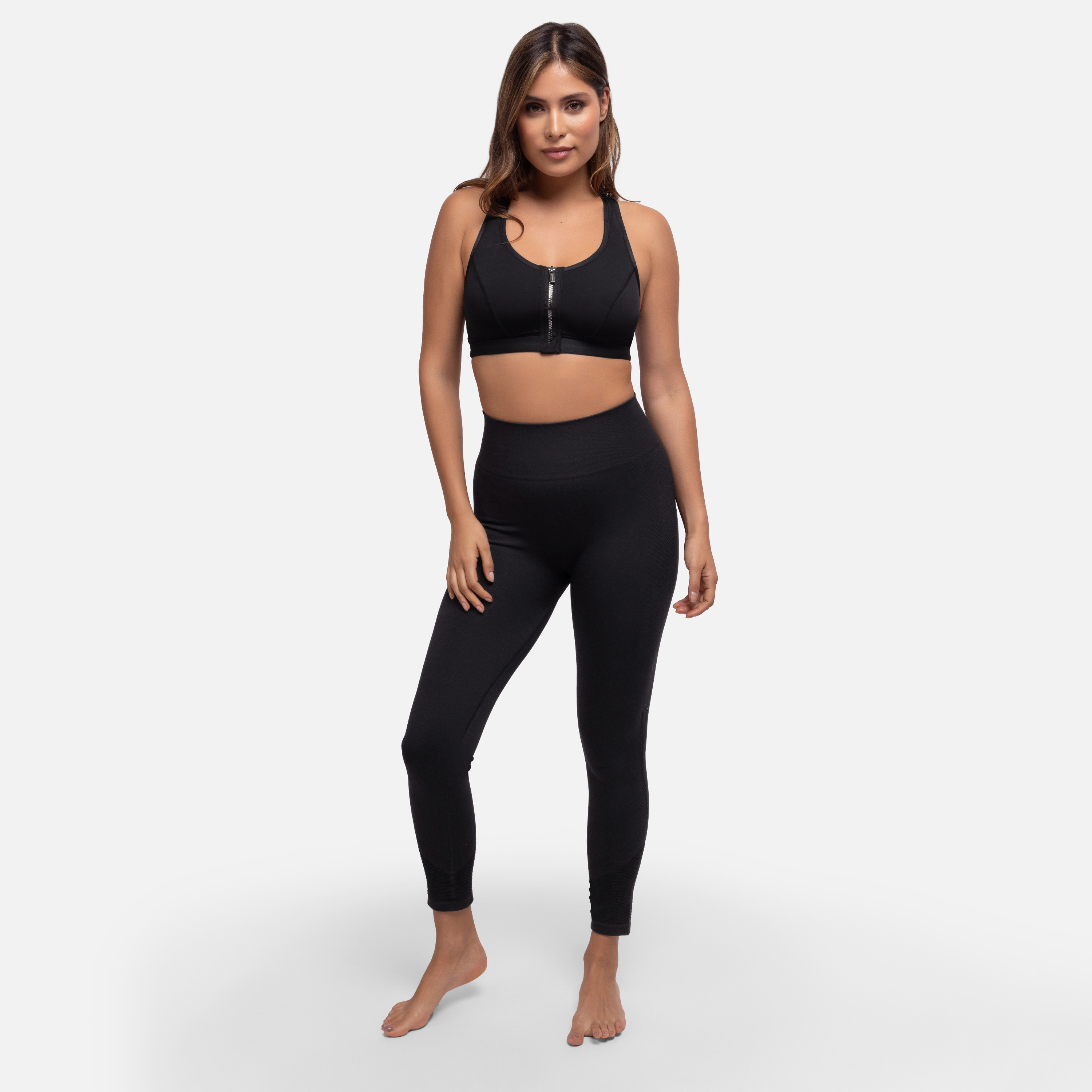 Dorina Black Plain Non Padded Wireless Sports Bra-women-clothing-sportswearandactivewear-sportsbras-image-3