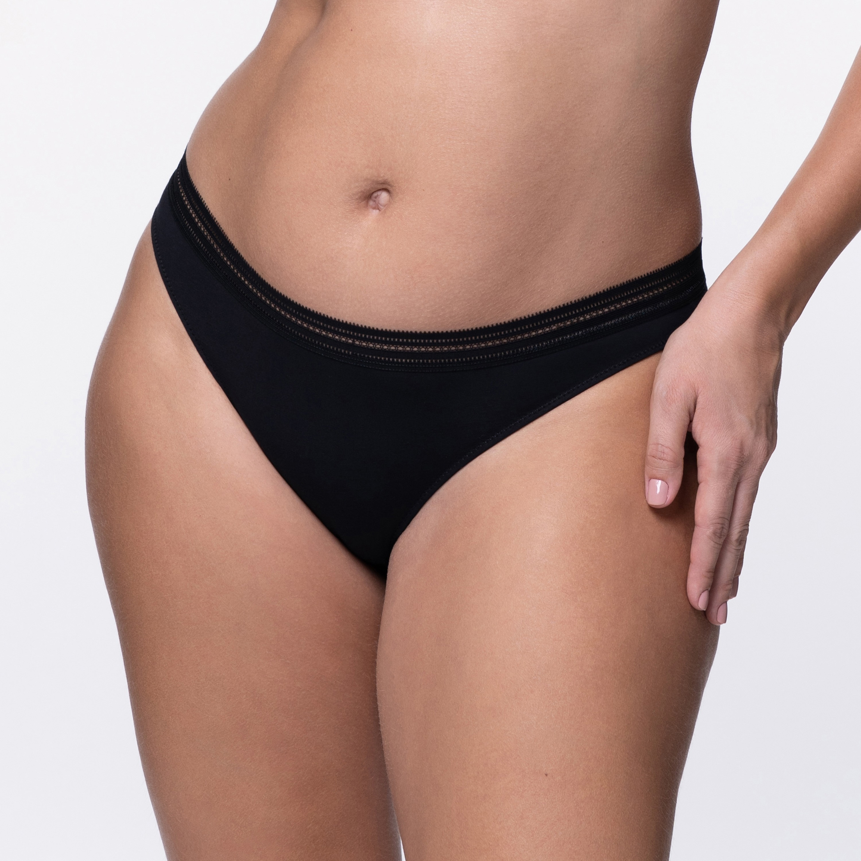 مجموعة من 3 سراويل داخلية بتصميم هيبستر سادة متعددة الألوان من دورينا-women-clothing-lingerie-panties-image-8