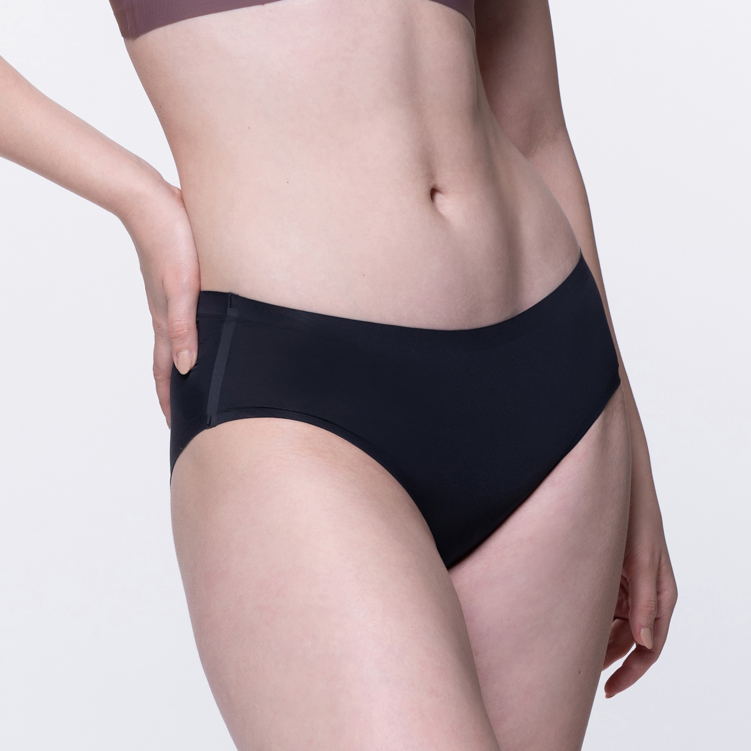 Dorina Pack of 3 Multicolour Plain Classic Hipster-women-clothing-lingerie-panties-image-4