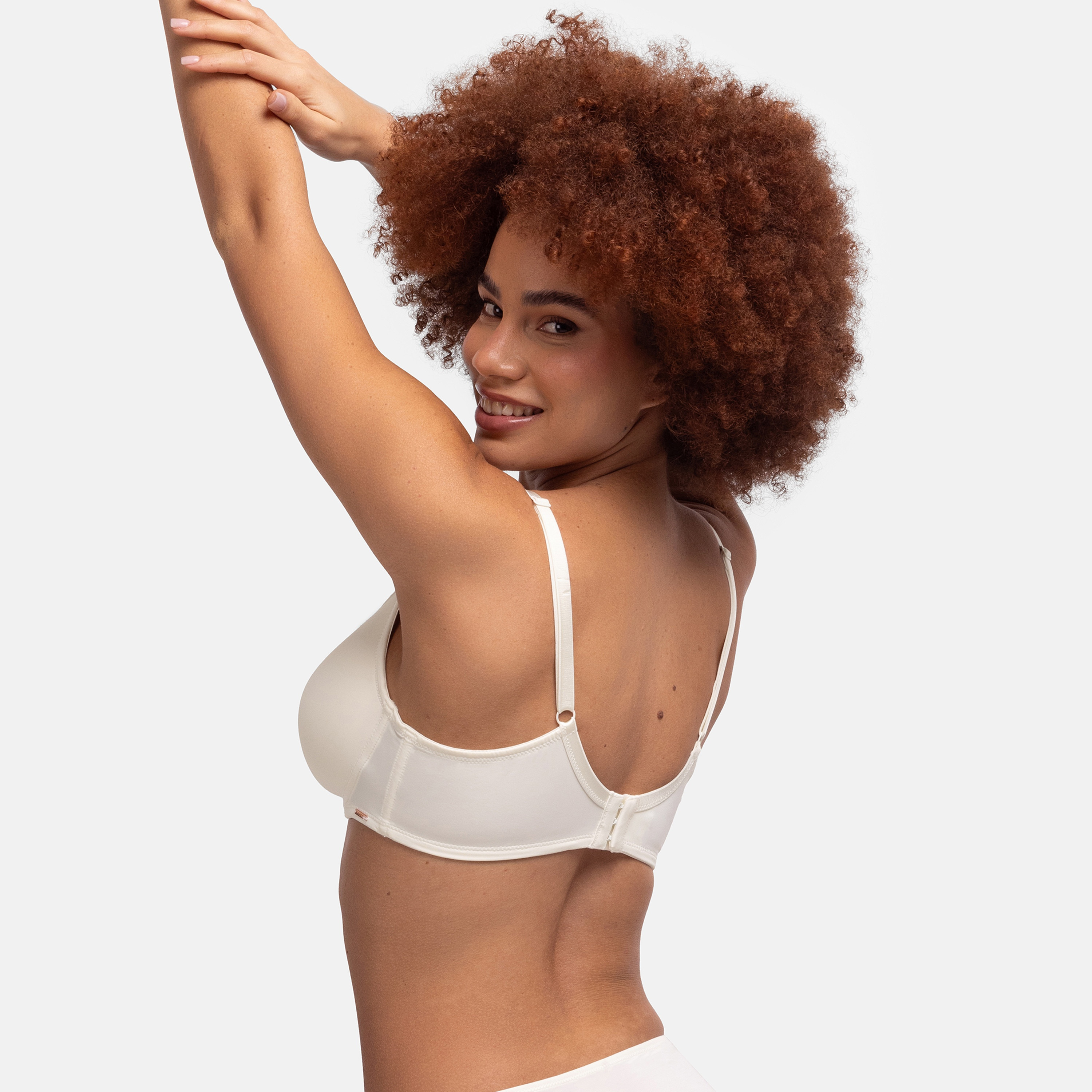 Dorina Ivory Plain Light Padded Wired Plunge Bra-women-clothing-lingerie-bras-image-5