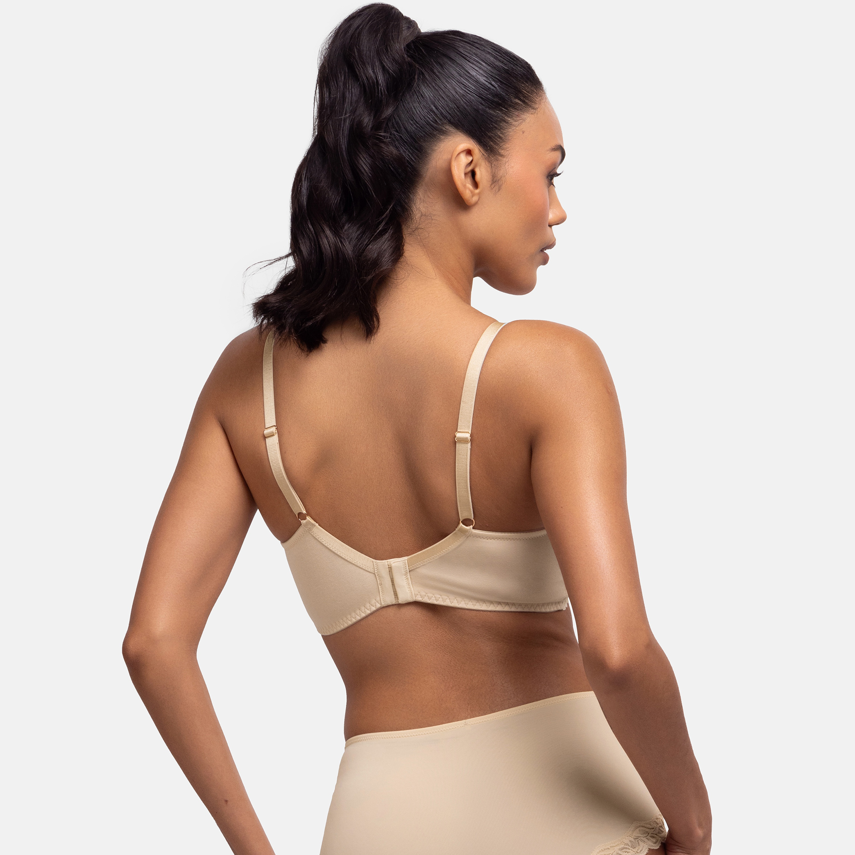 حمالة صدر باللون البني الفاتح من الدانتيل غير مبطنة وغير سلكية لما بعد العمليات الجراحية-women-clothing-lingerie-bras-image-6