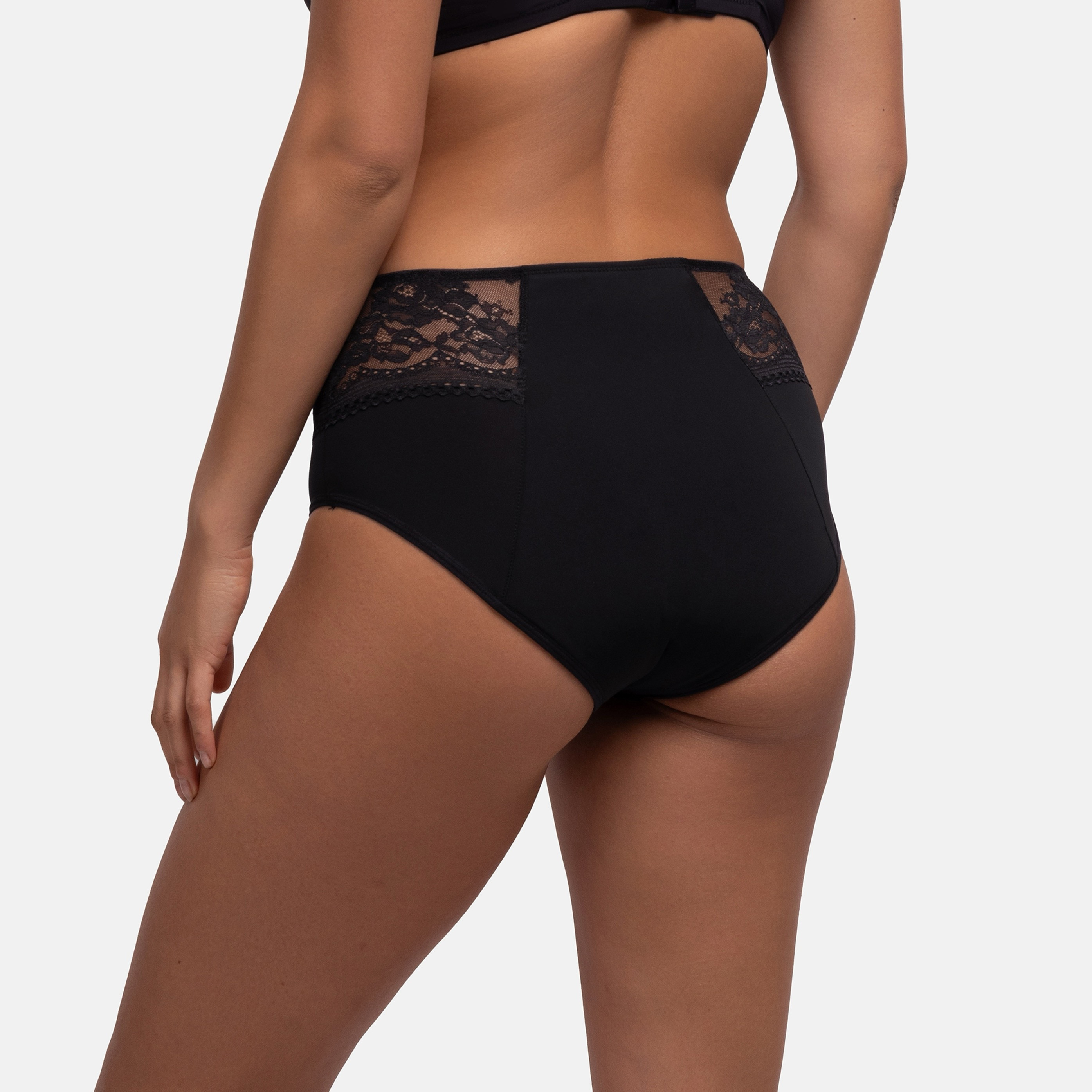 Dorina Pack of 2 Black Full Coverage Midi Hipster Women's Panties-women-clothing-lingerie-panties-image-5
