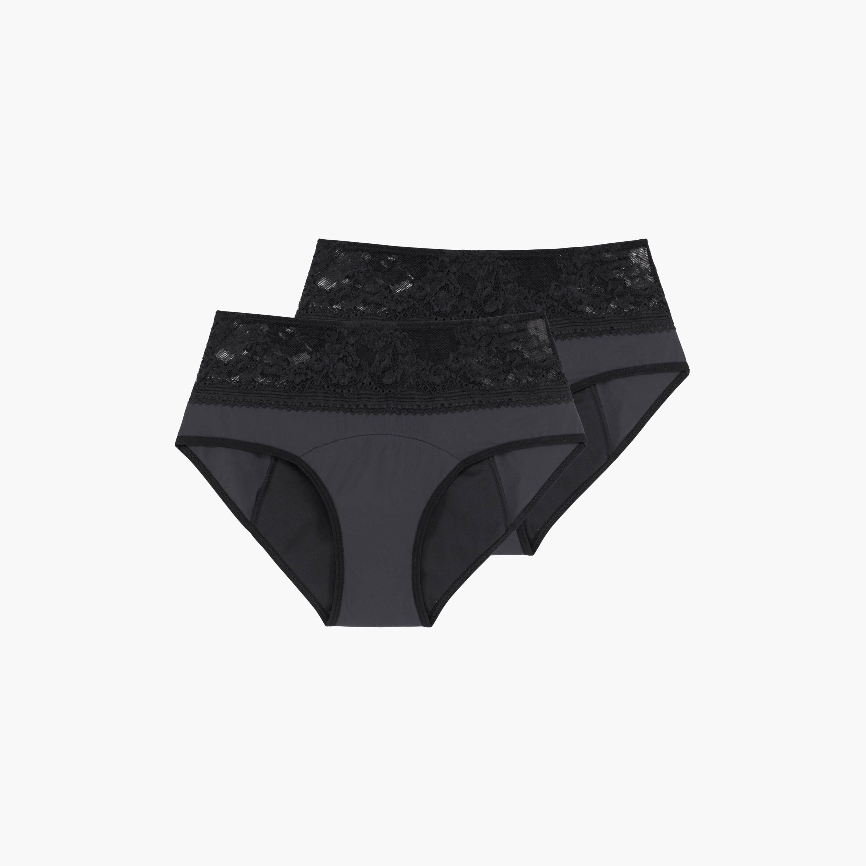 حزمة دورينا من سراويل داخلية نسائية سوداء كاملة تغطي ميدي هيبستر-women-clothing-lingerie-panties-image-7